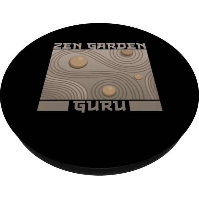 PopGrip Adhesivo Zen Guru Jardín Meditación 10.9x8.6cm