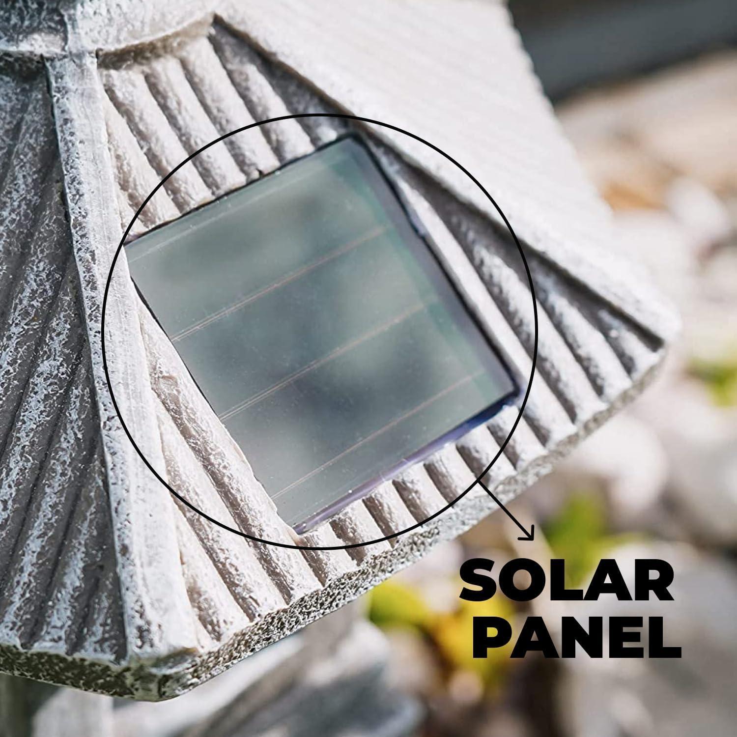 Estatua Solar de Jardín VP Home Pagoda Tranquila 30.48 cm