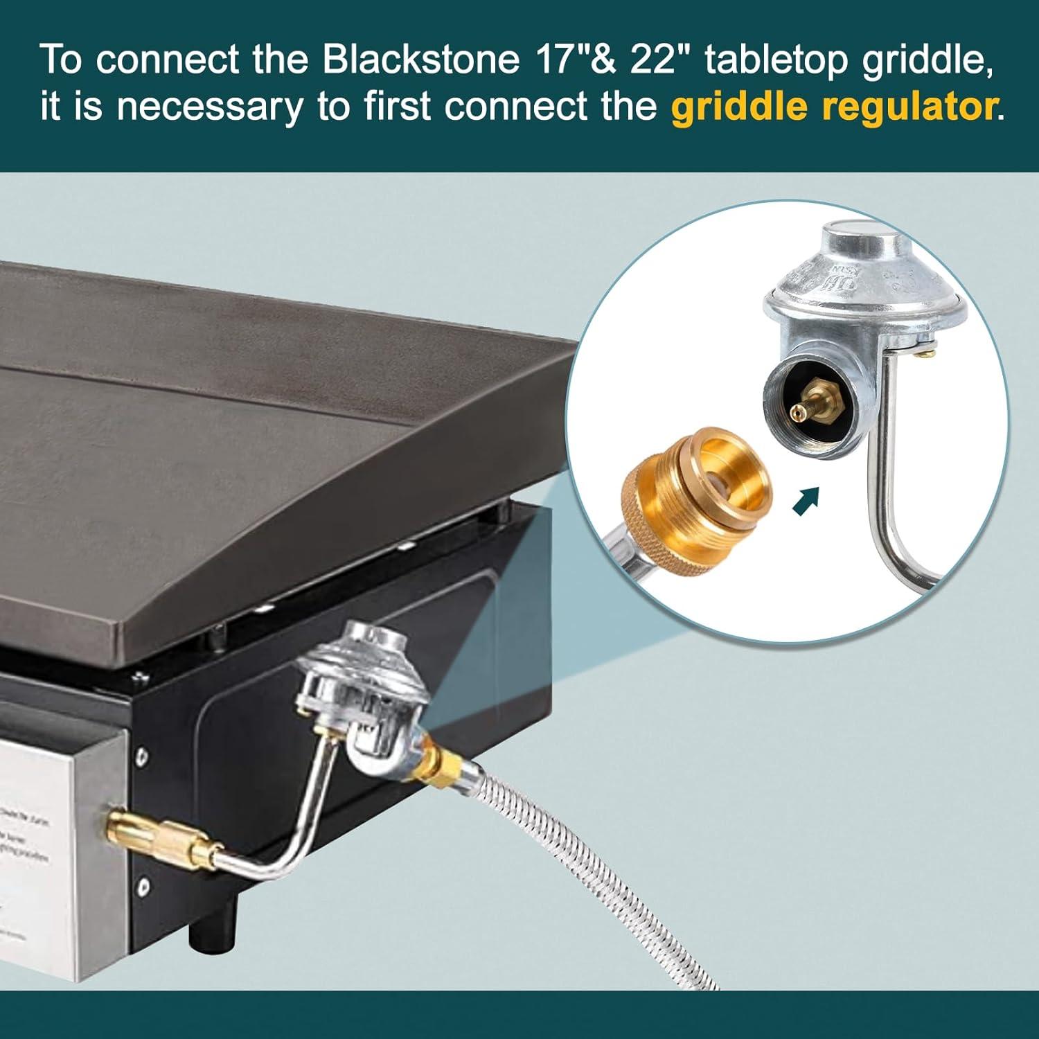 Manguera Adaptadora de Propano GASPRO 5 Pies para Griddle
