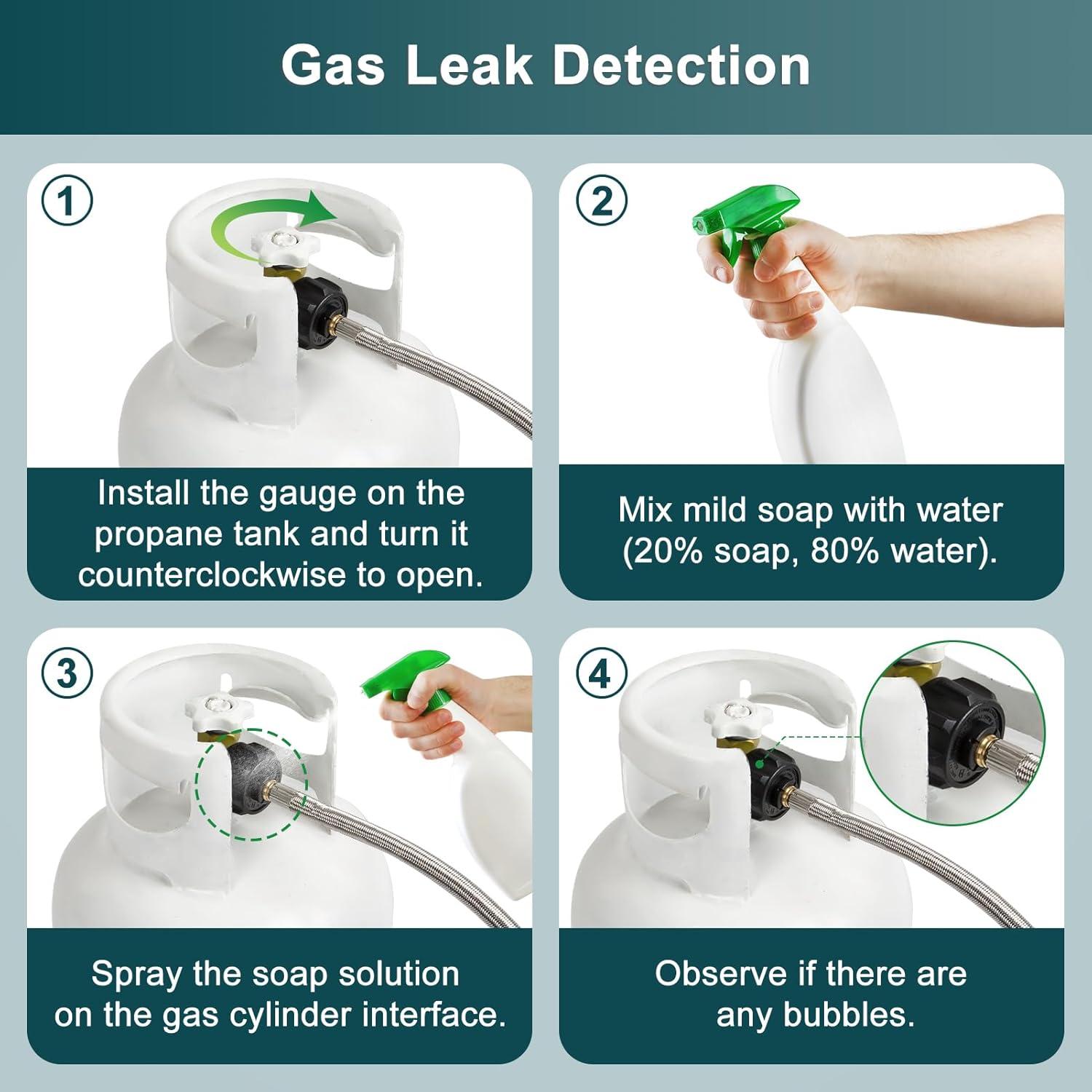Manguera Adaptadora de Propano GASPRO 5 Pies para Griddle