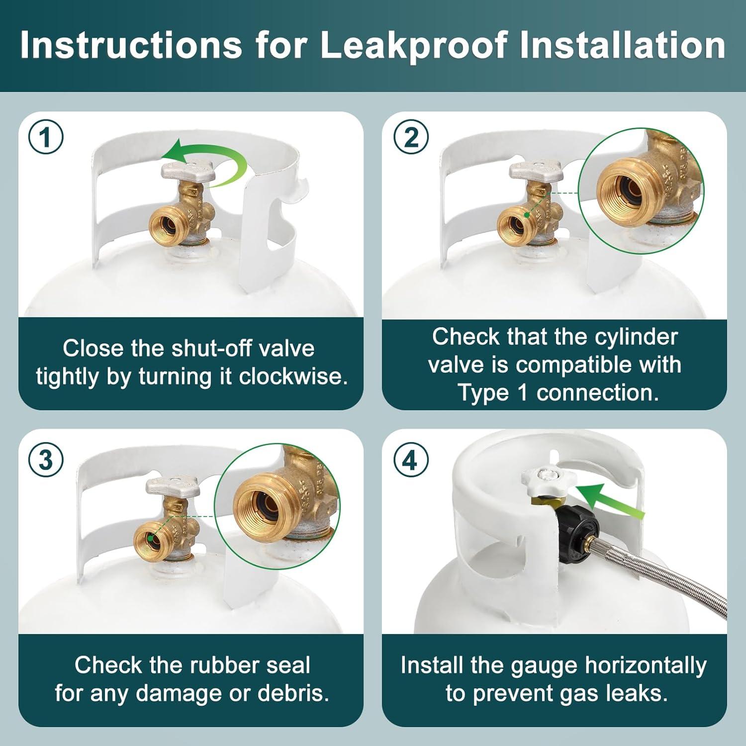 Manguera Adaptadora de Propano GASPRO 5 Pies para Griddle