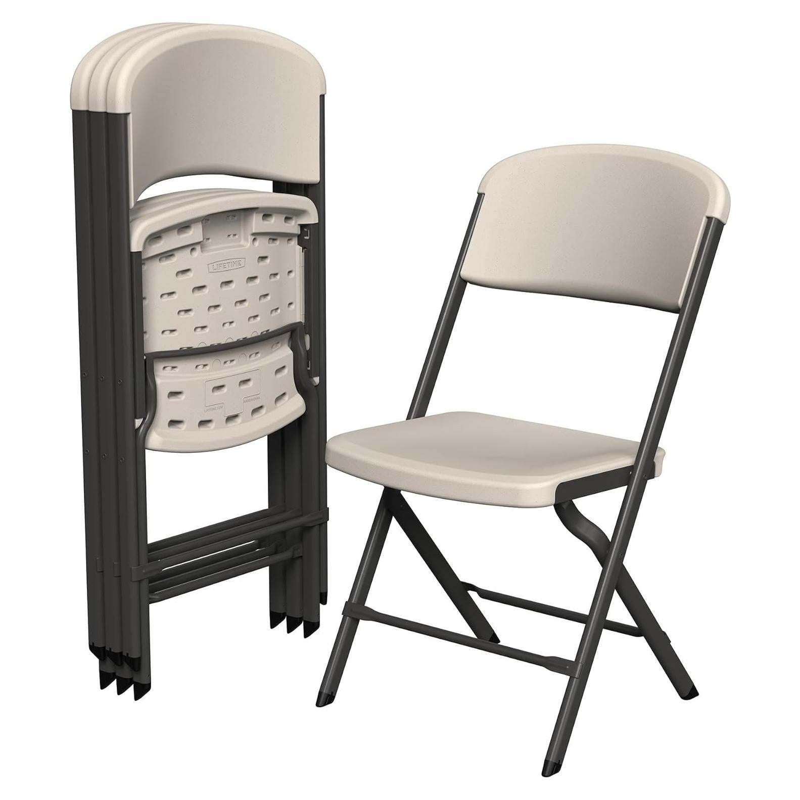 Sillas Plegables Lifetime, Alta Resistencia, Paquete de 4