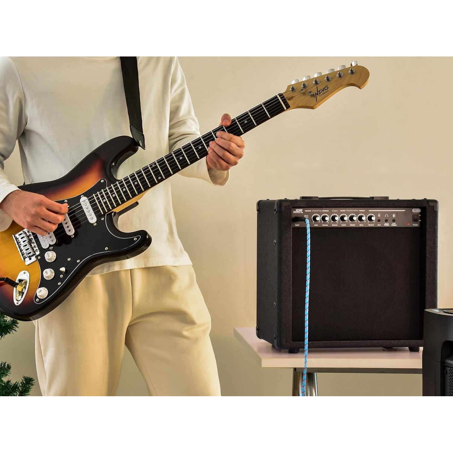 Amplificador Combo de Guitarra Monoprice 40W 1x10 Reverb