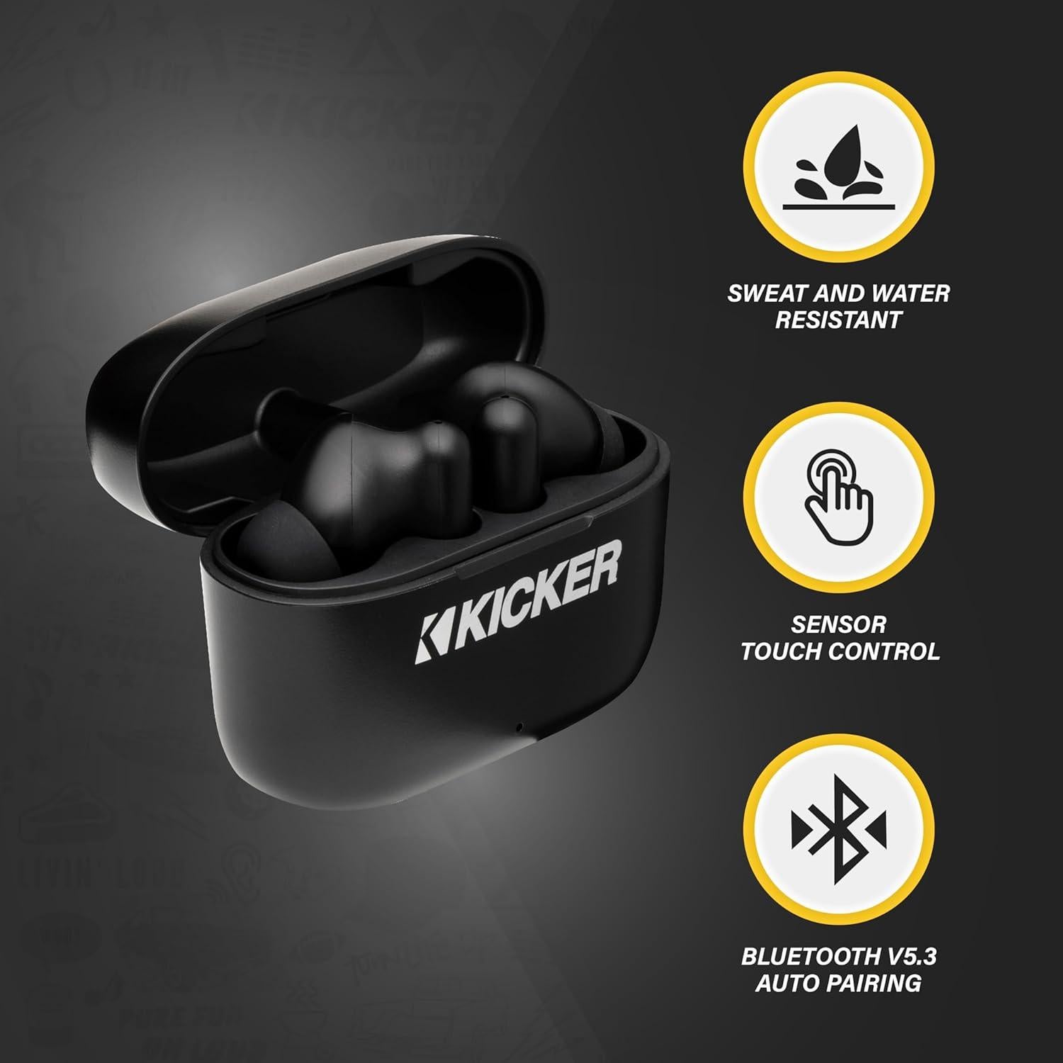 Auriculares KICKER TWS2 Inalámbricos Bluetooth con Micrófono