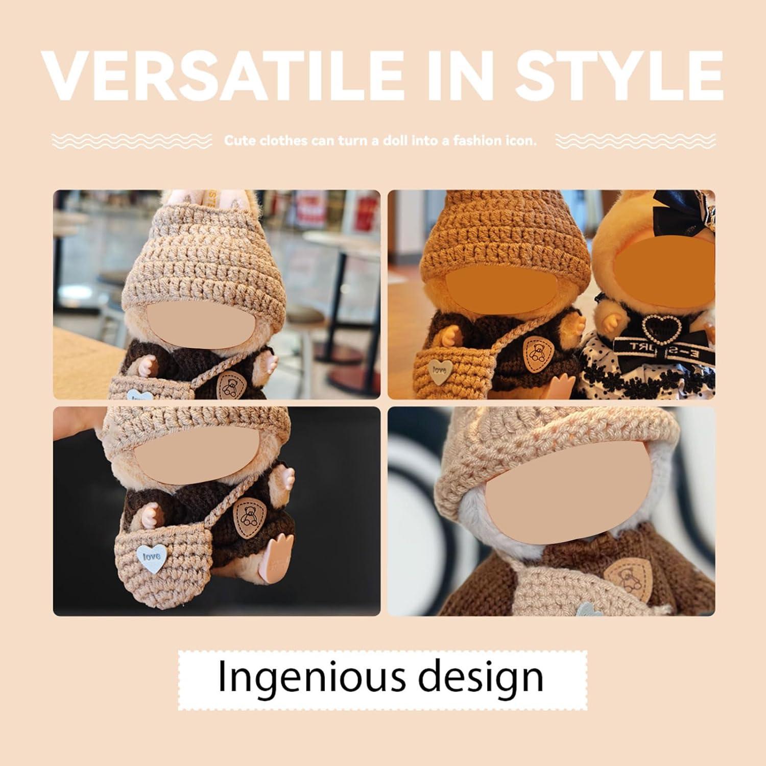 Ropa y Accesorios para Muñecas Pegxtwu 15-17 cm Moda