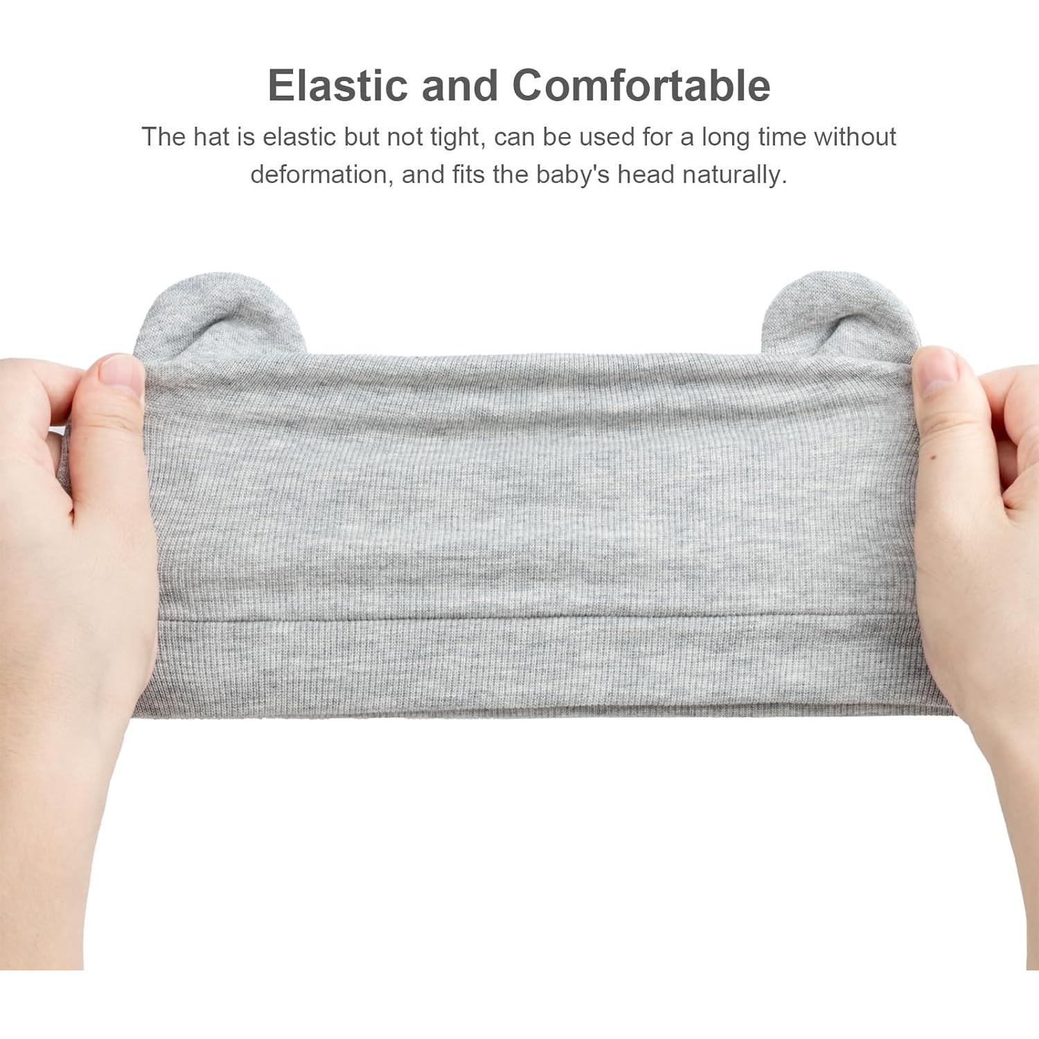 Gorros para Bebés Recién Nacidos AQOKKA con Orejas de Oso