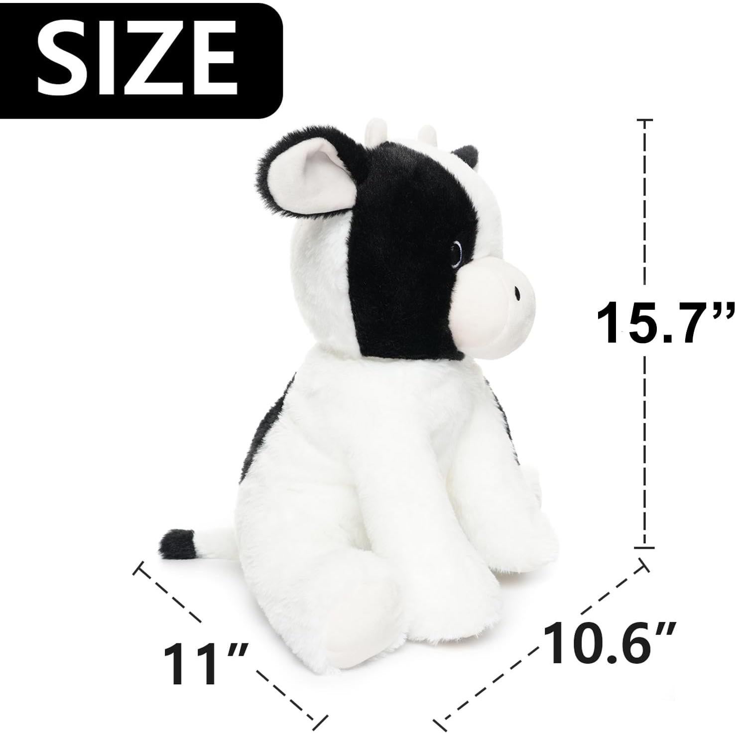 Juguete de Peluche Vaca WEIGEDU 39.9 cm Suave y Acogedor