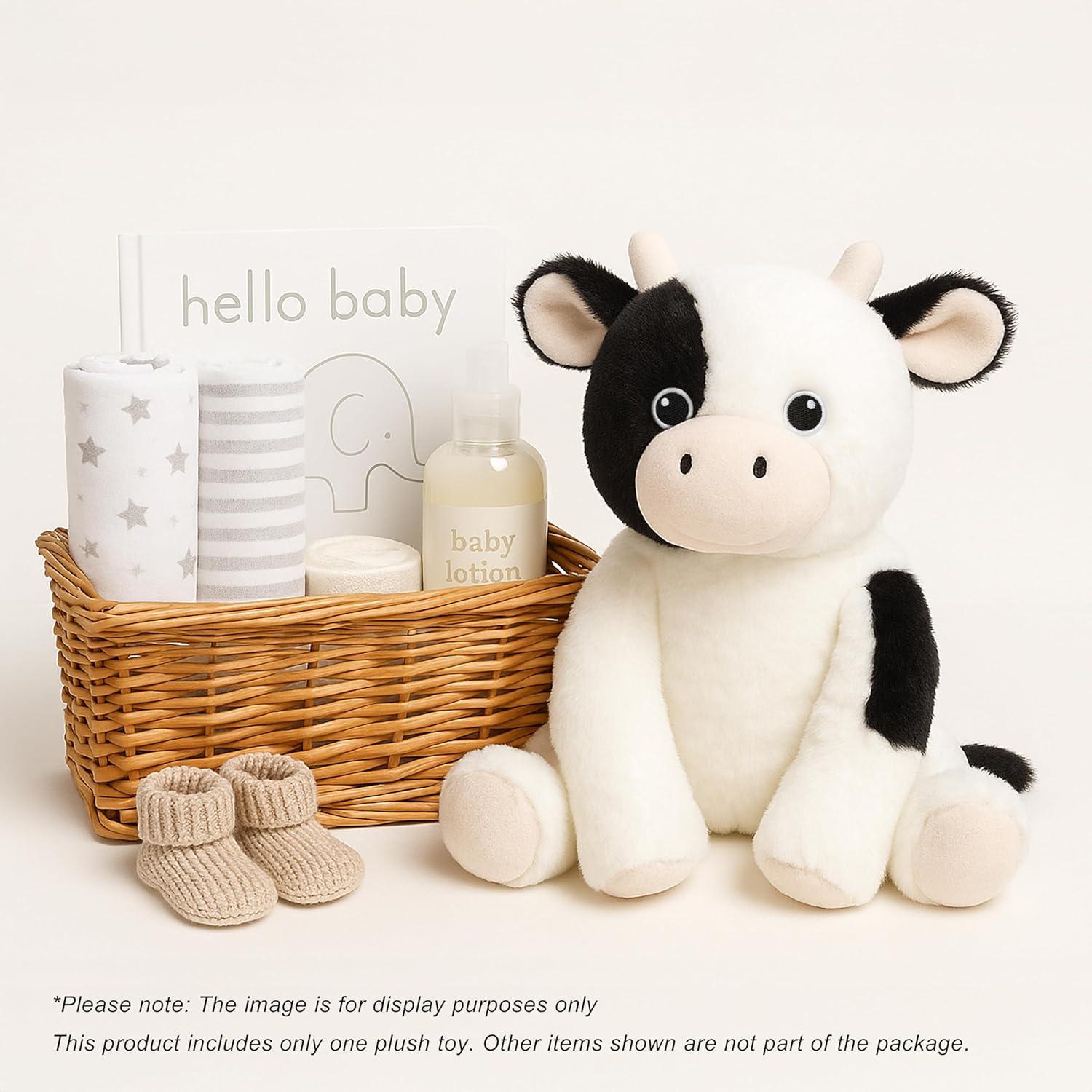 Juguete de Peluche Vaca WEIGEDU 39.9 cm Suave y Acogedor
