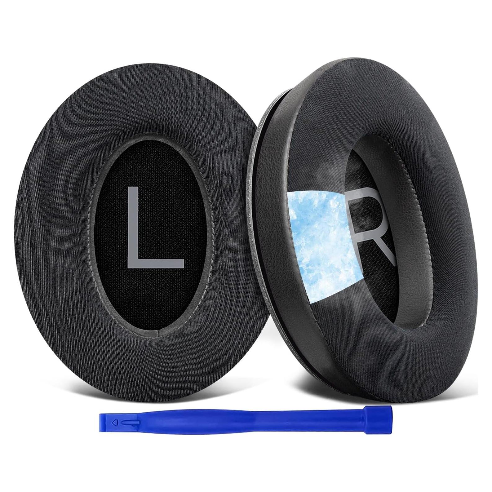 Almohadillas de Gel Refrigerante SOULWIT para Bose QC45 y SE - Negro