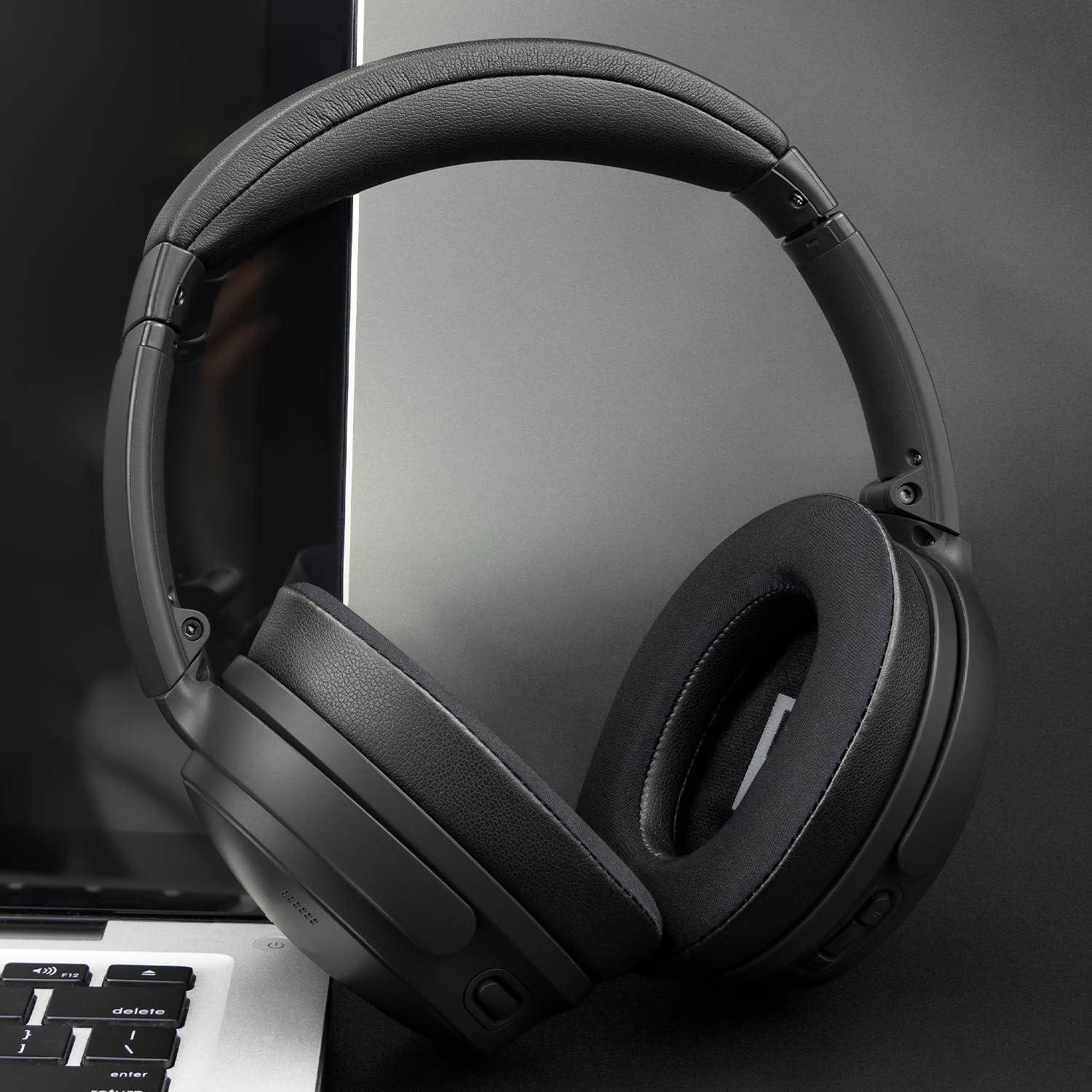 Almohadillas de Gel Refrigerante SOULWIT para Bose QC45 y SE - Negro