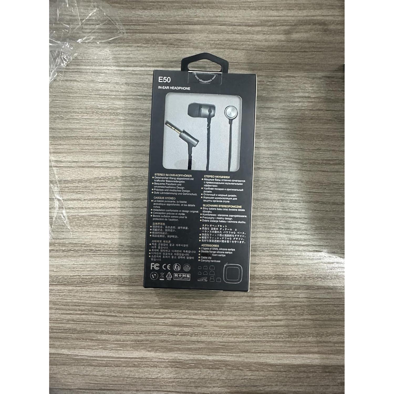 Auriculares In-Ear SoundMAGIC E50 HiFi Aislantes de Ruido