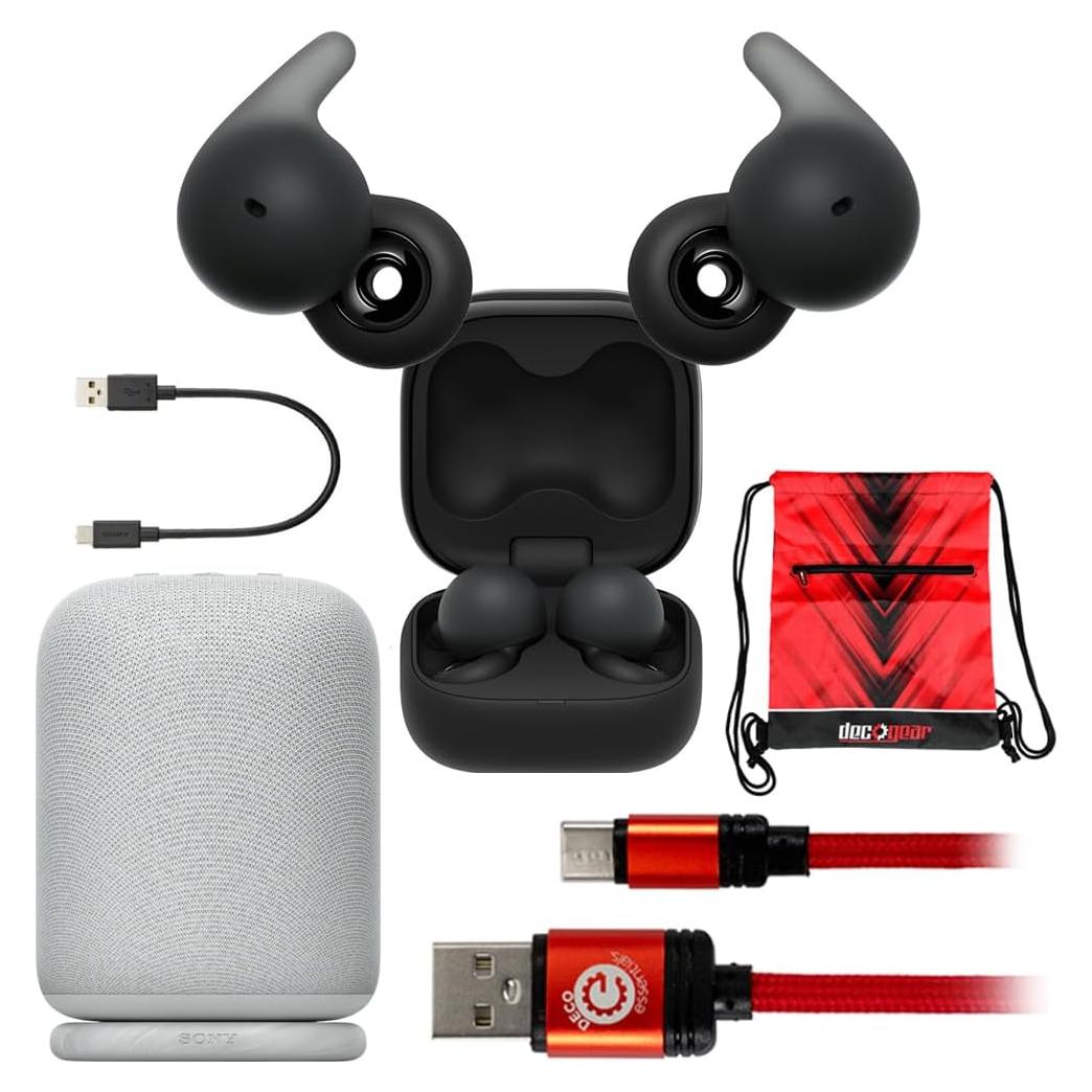 Auriculares Inalámbricos Sony LinkBuds Abiertos Negro con Altavoz