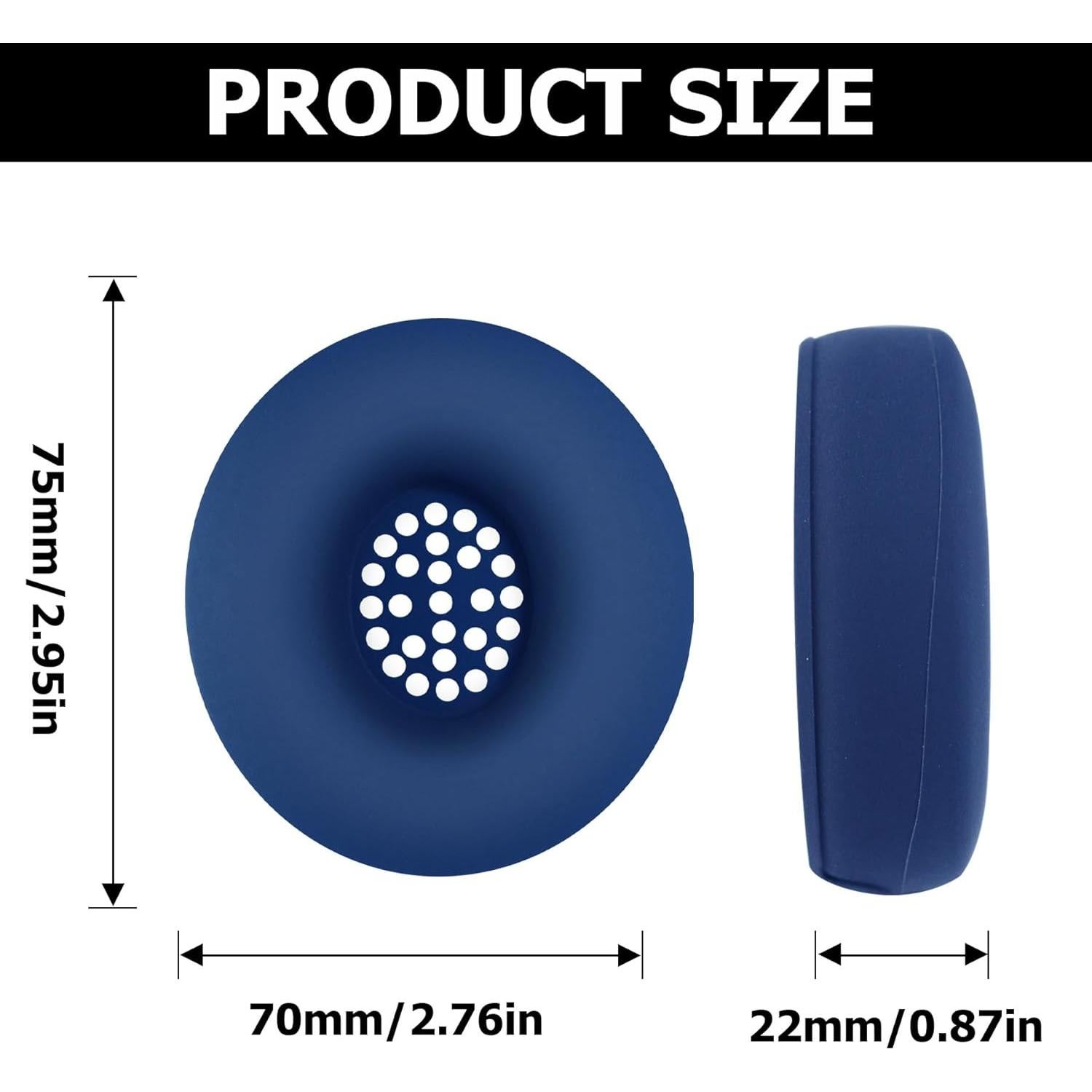 Cubiertas de silicona para auriculares Beats Solo 4 y 3 - Azul