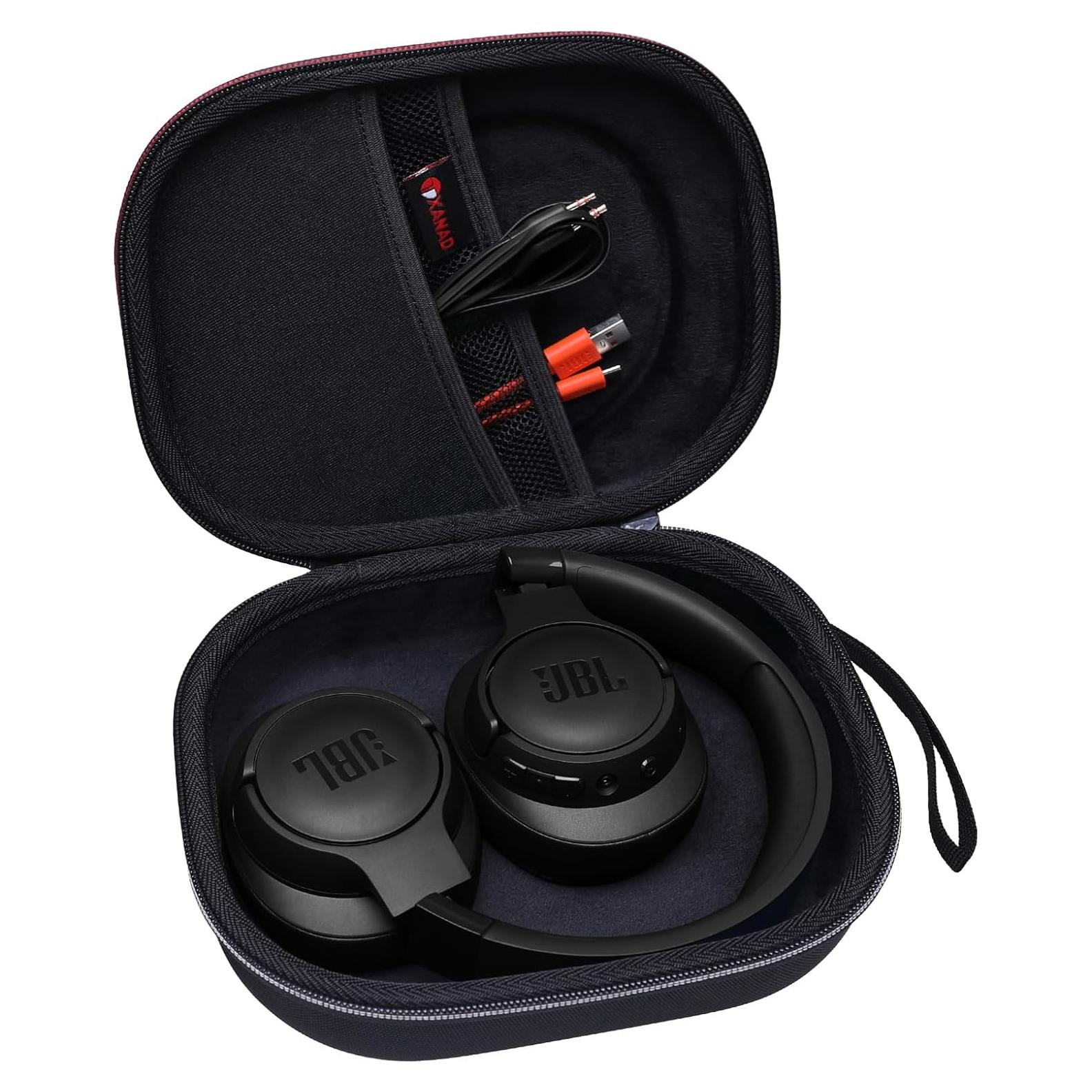 Funda Dura XANAD para Auriculares JBL Tune y Live - Negra
