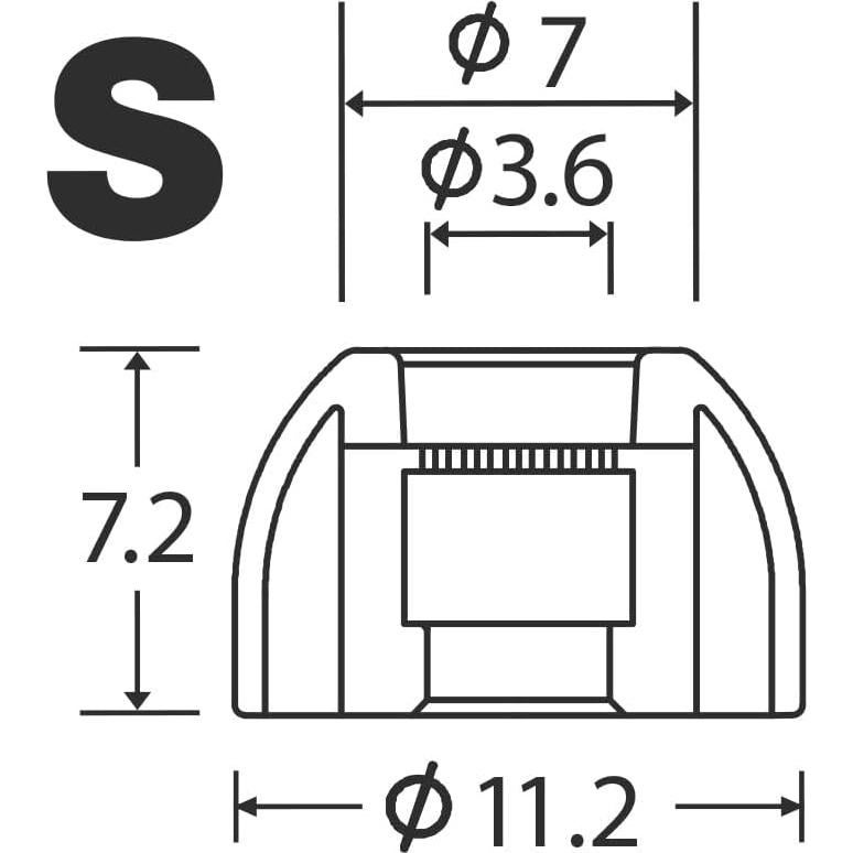 Puntas de Auriculares AZLA SednaEarfit XELASTEC 2 - Compatibles con Sony, Samsung, Beats