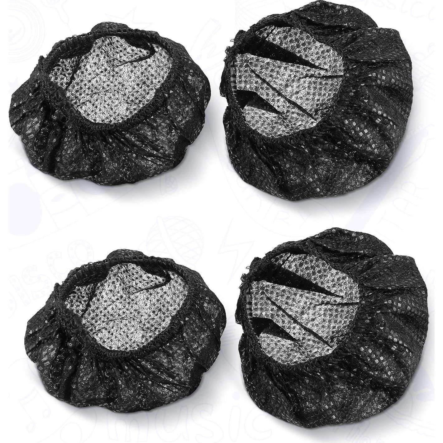 Cubiertas Desechables para Auriculares BBTO 100 Piezas 6.5 cm Negro