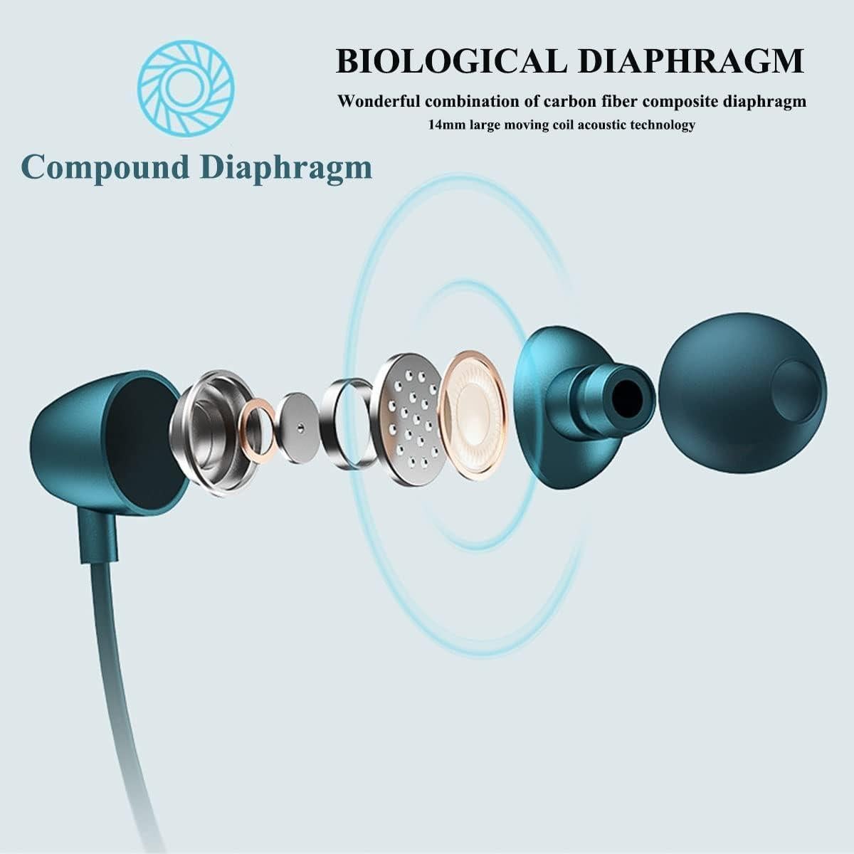 Auriculares Bluetooth JNXIKOU WEJ-220 Inalámbricos IPX6 Negro