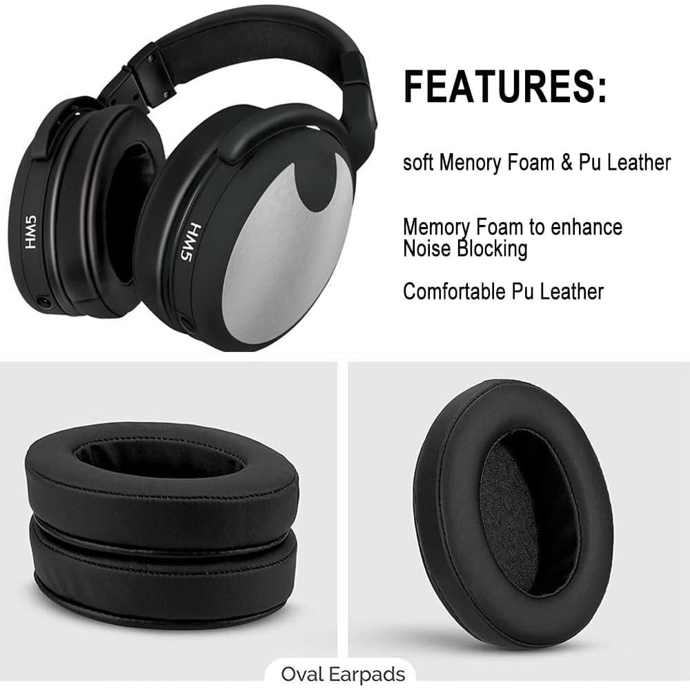 Cojines de Oído en Ángulo Brainwavz HM5 y Compatibles