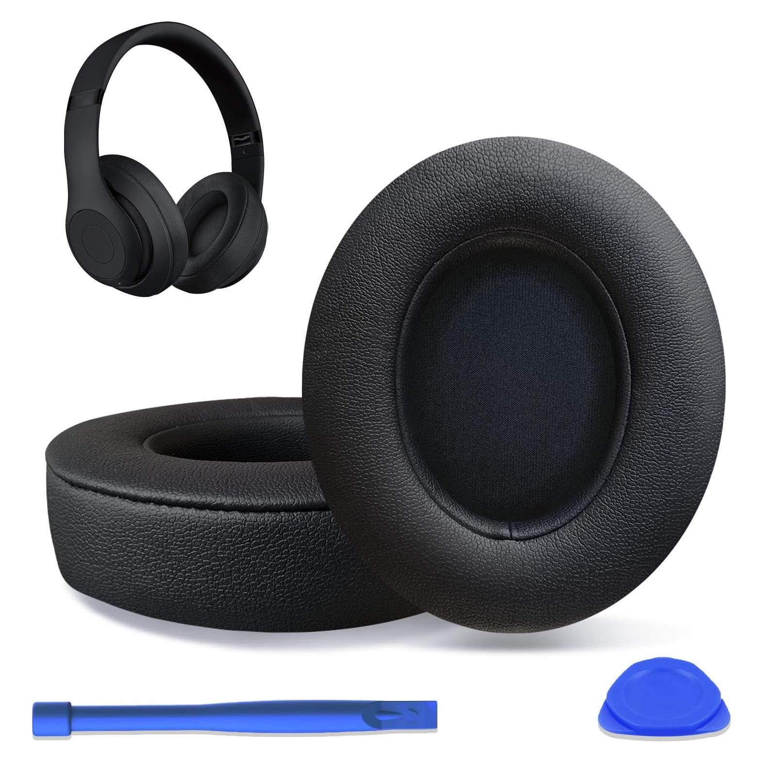 Almohadillas de Repuesto para Auriculares Beats Studio 2/3 - Negro