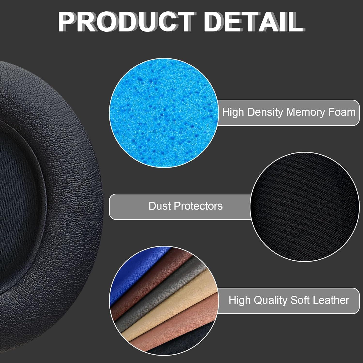 Almohadillas de Repuesto para Auriculares Beats Studio 2/3 - Negro