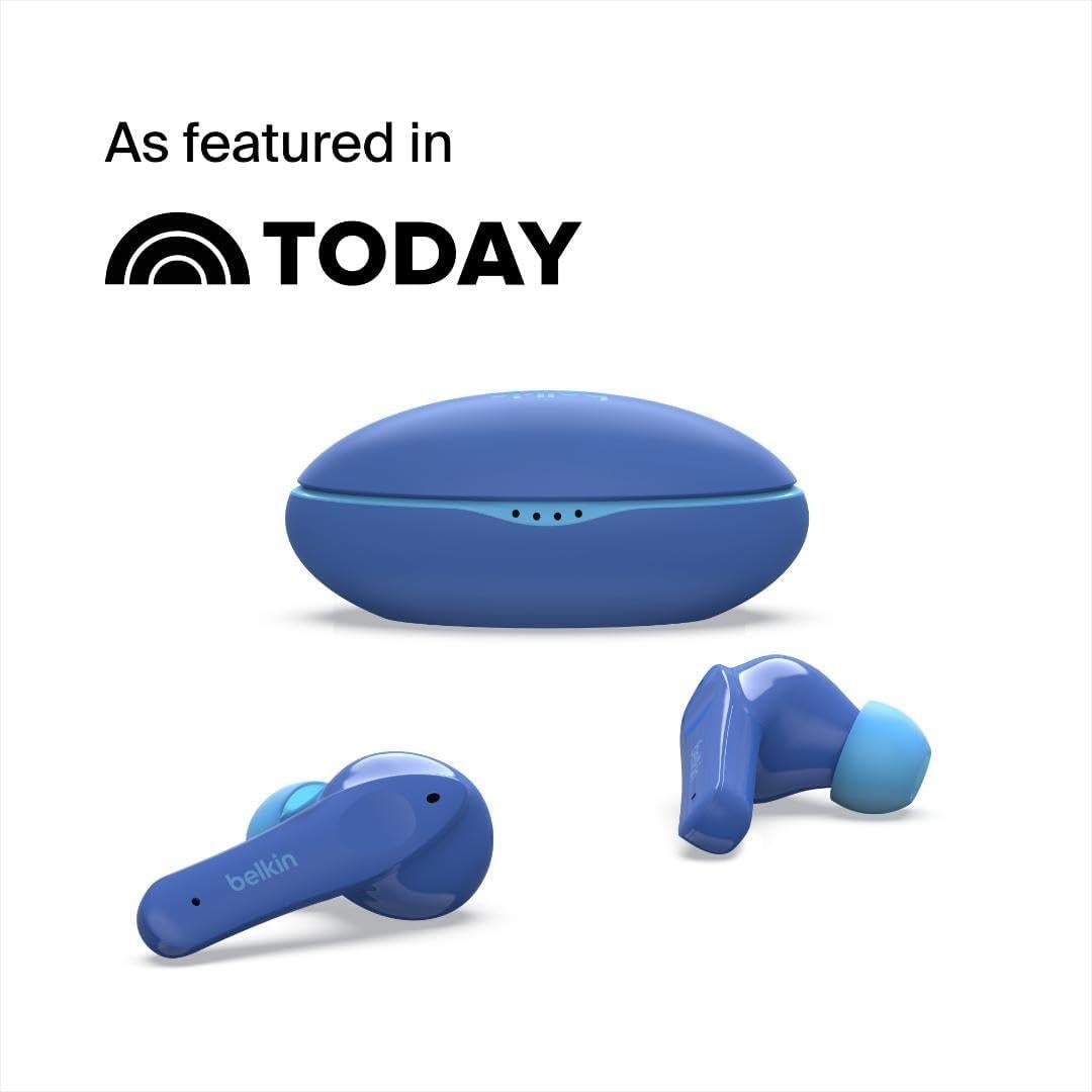 Auriculares Bluetooth Belkin SoundForm Nano Niños Azul 24H Batería