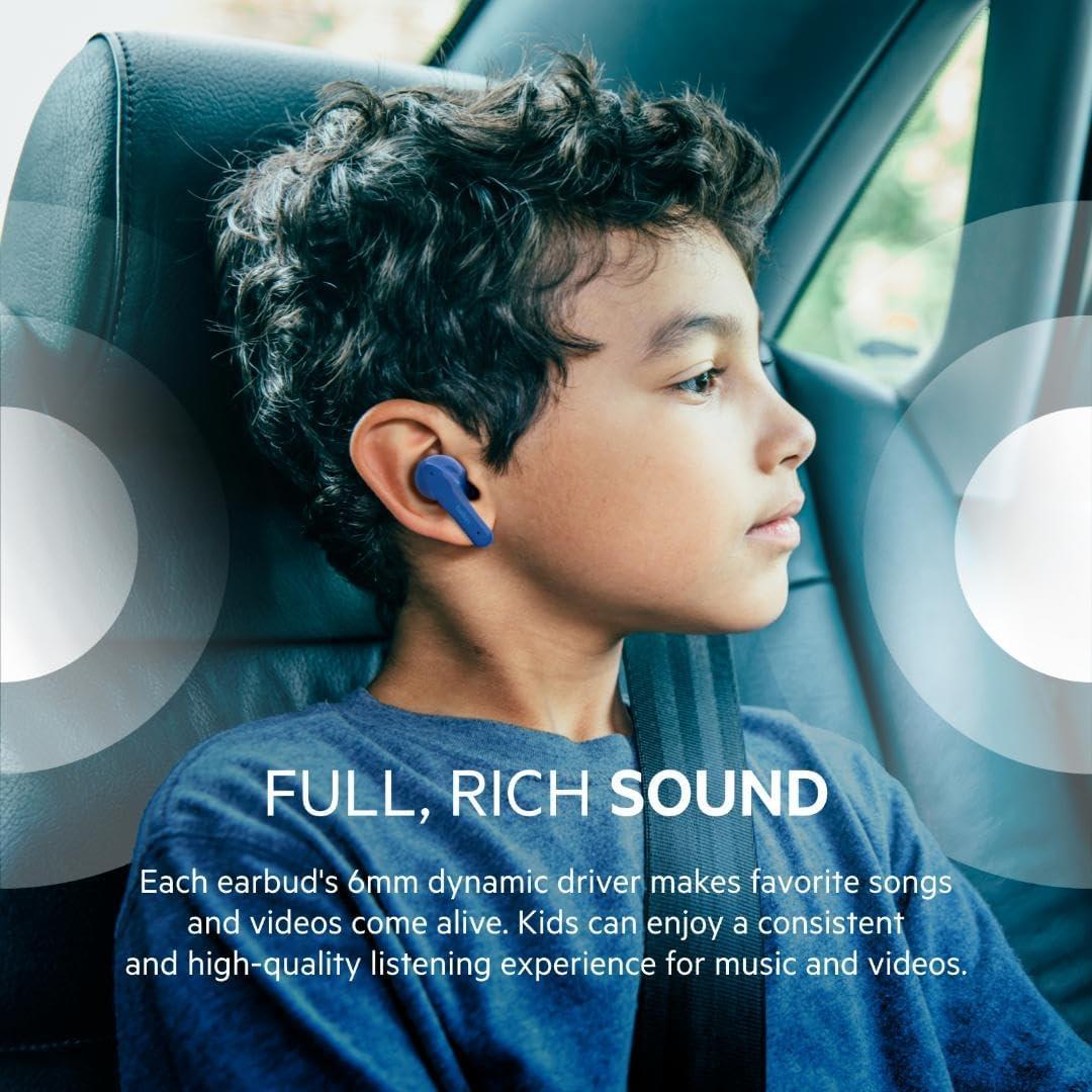 Auriculares Bluetooth Belkin SoundForm Nano Niños Azul 24H Batería