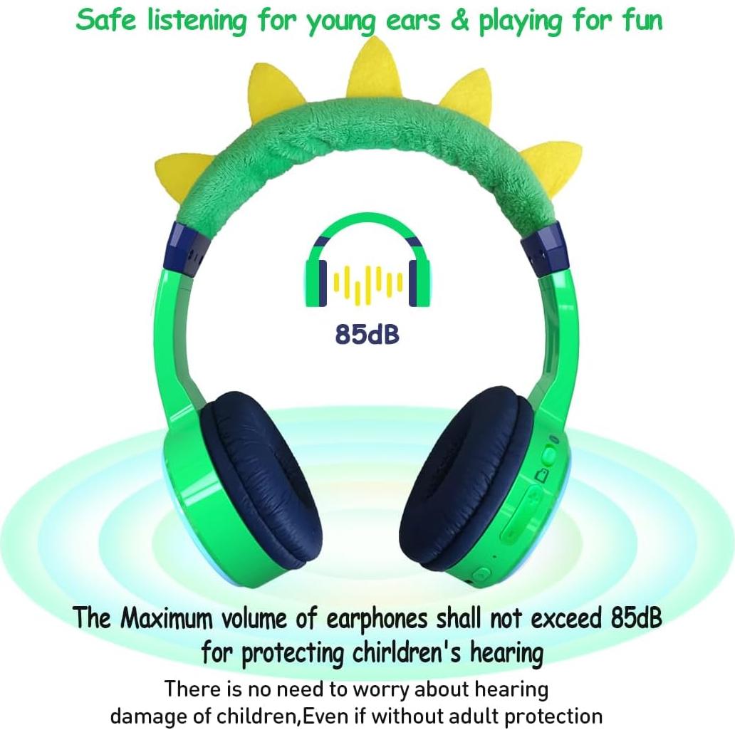 Auriculares Bluetooth Niños JBUNION Tigre 85dB Inalámbricos