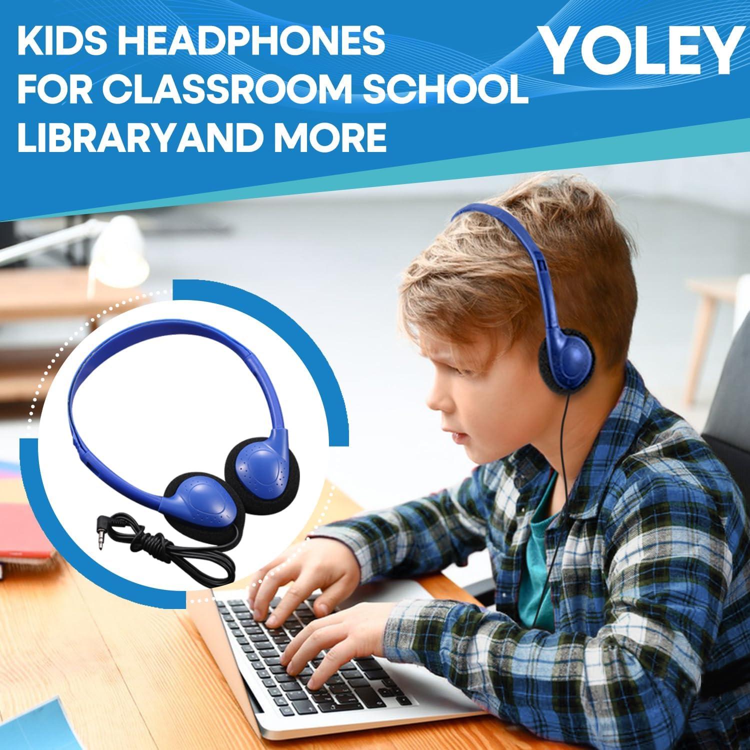 Auriculares Yoley FM857 a Granel 12 Paquetes Azul 3.5mm