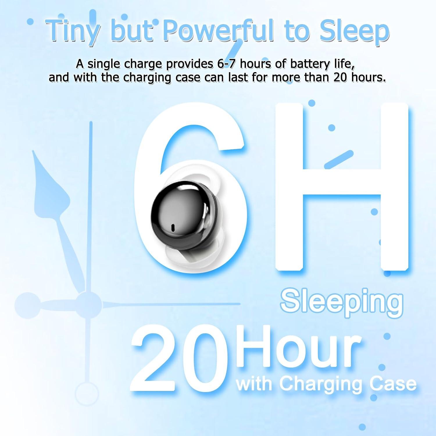 Auriculares Inalámbricos para Dormir Rehoria MirrorBuds 01 Negro