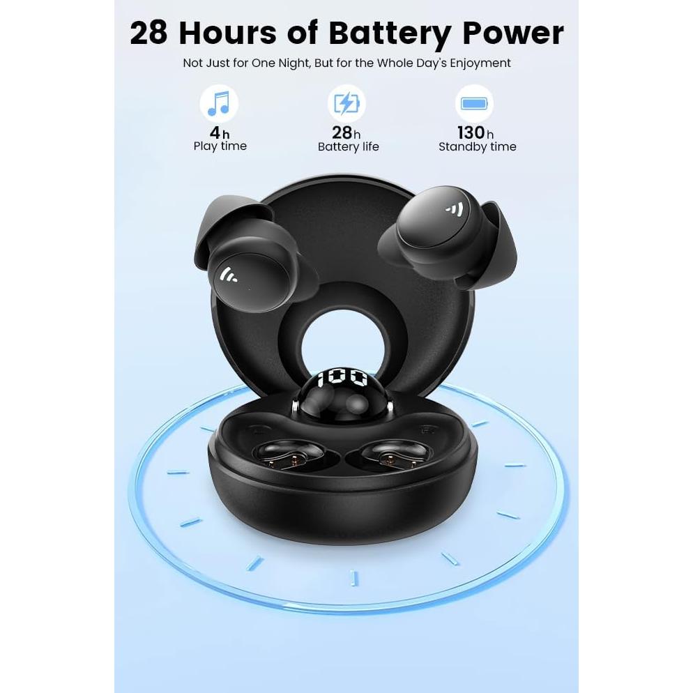 Auriculares Inalámbricos para Dormir CuiSuto My002UN Negro