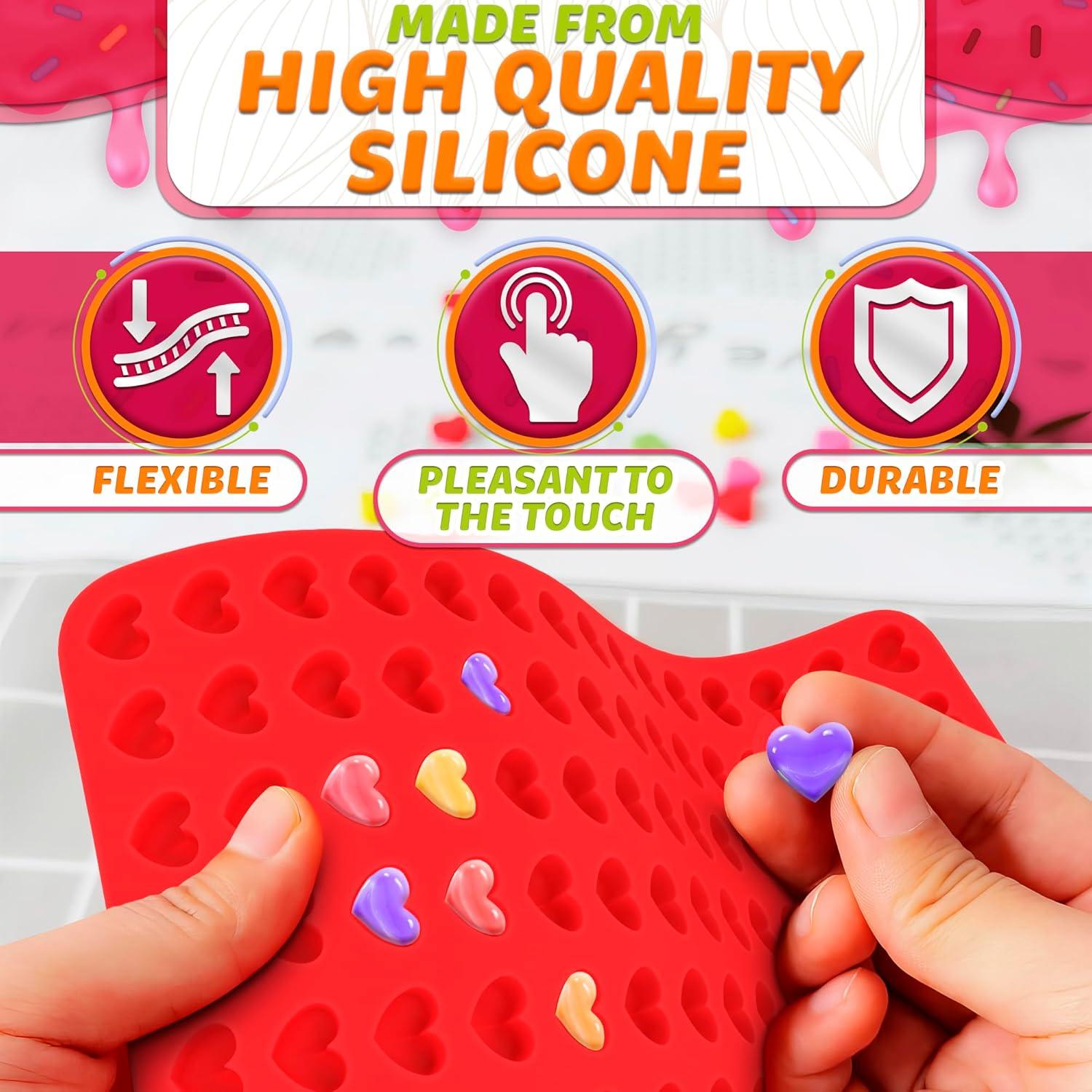 Molde de Silicona DIMROM para Mini Corazones 255 Cavidades