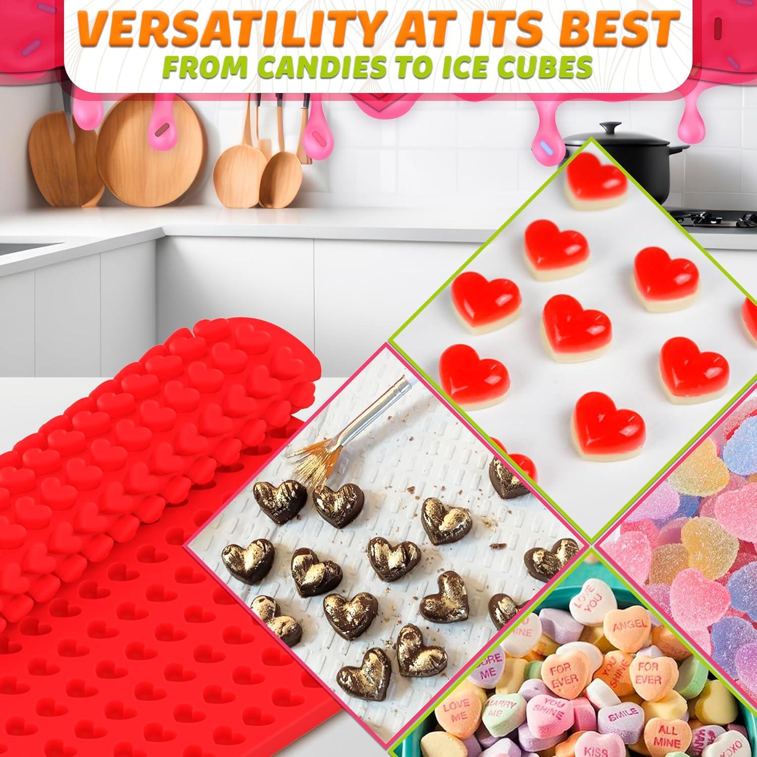Molde de Silicona DIMROM para Mini Corazones 255 Cavidades