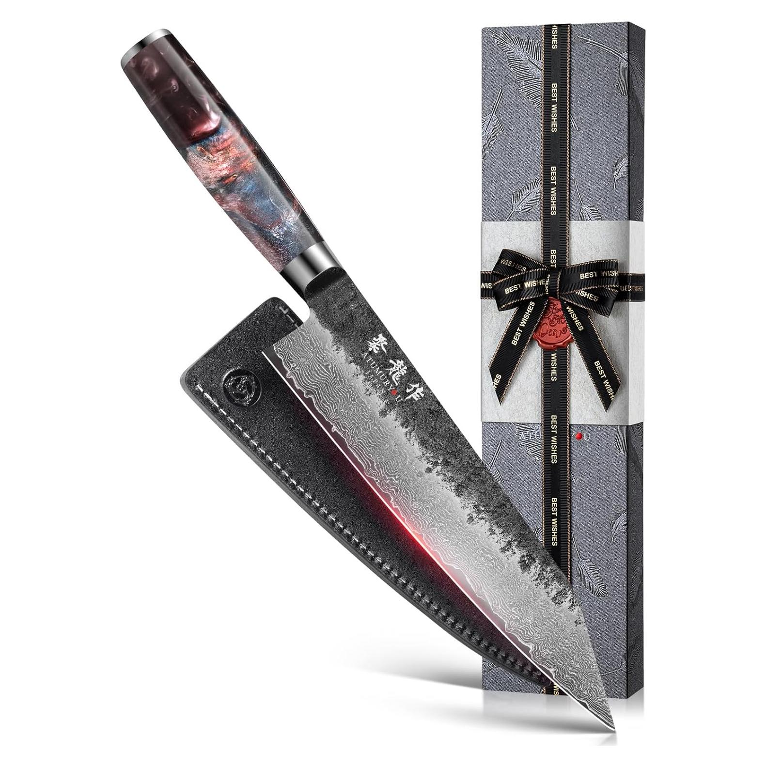 Cuchillo de Chef Kiritsuke Atumuryou JPCK 21 cm Damasco VG10