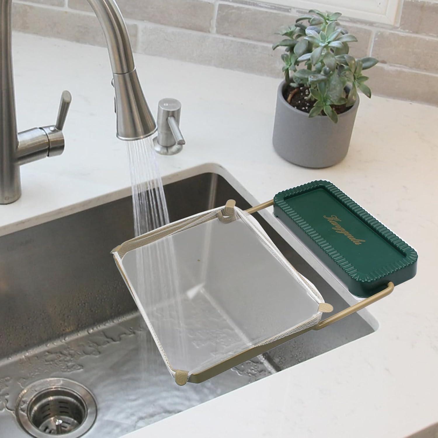 Colador de Esquina para Fregadero HARSKIYER con 100 Bolsas Desechables