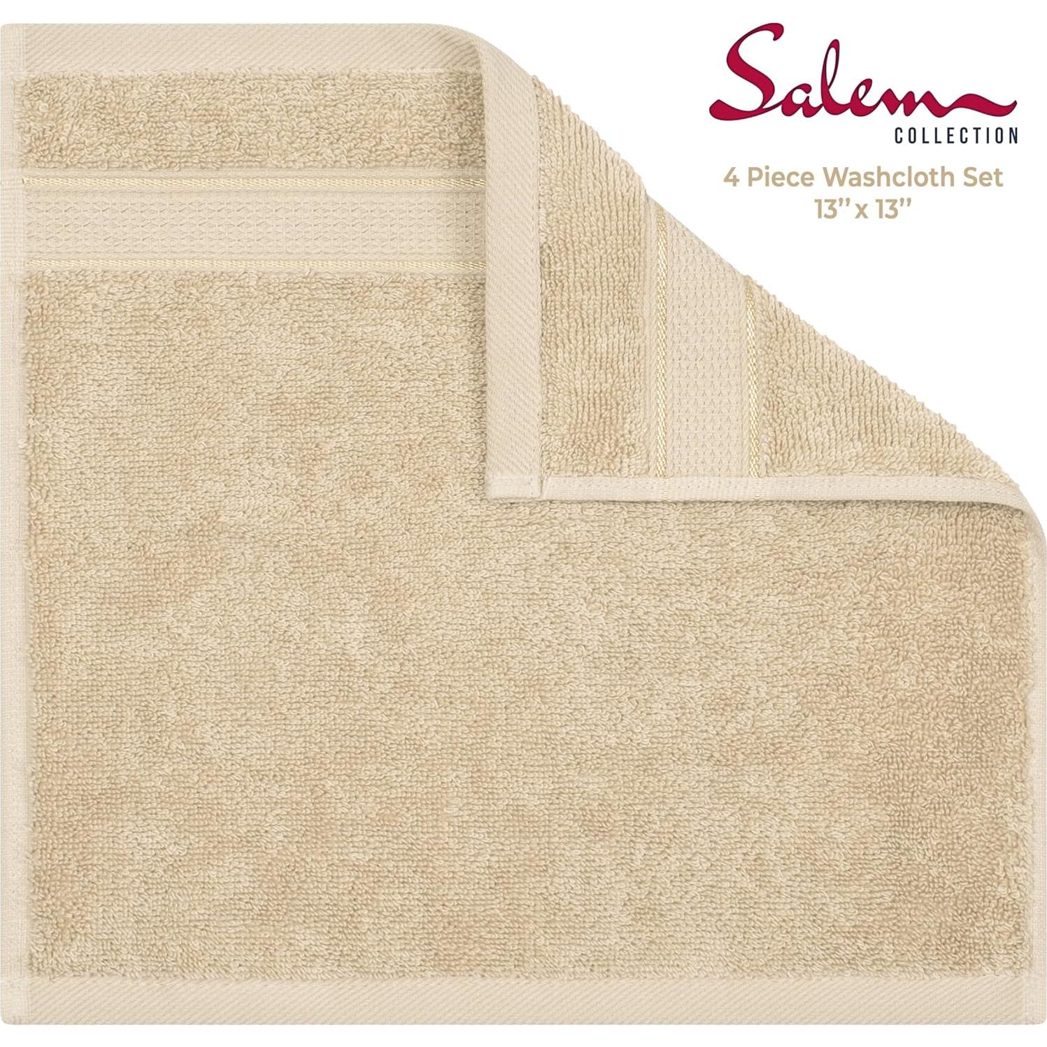 Conjunto de Toallas de Mano American Soft Linen 4 Piezas 600 GSM