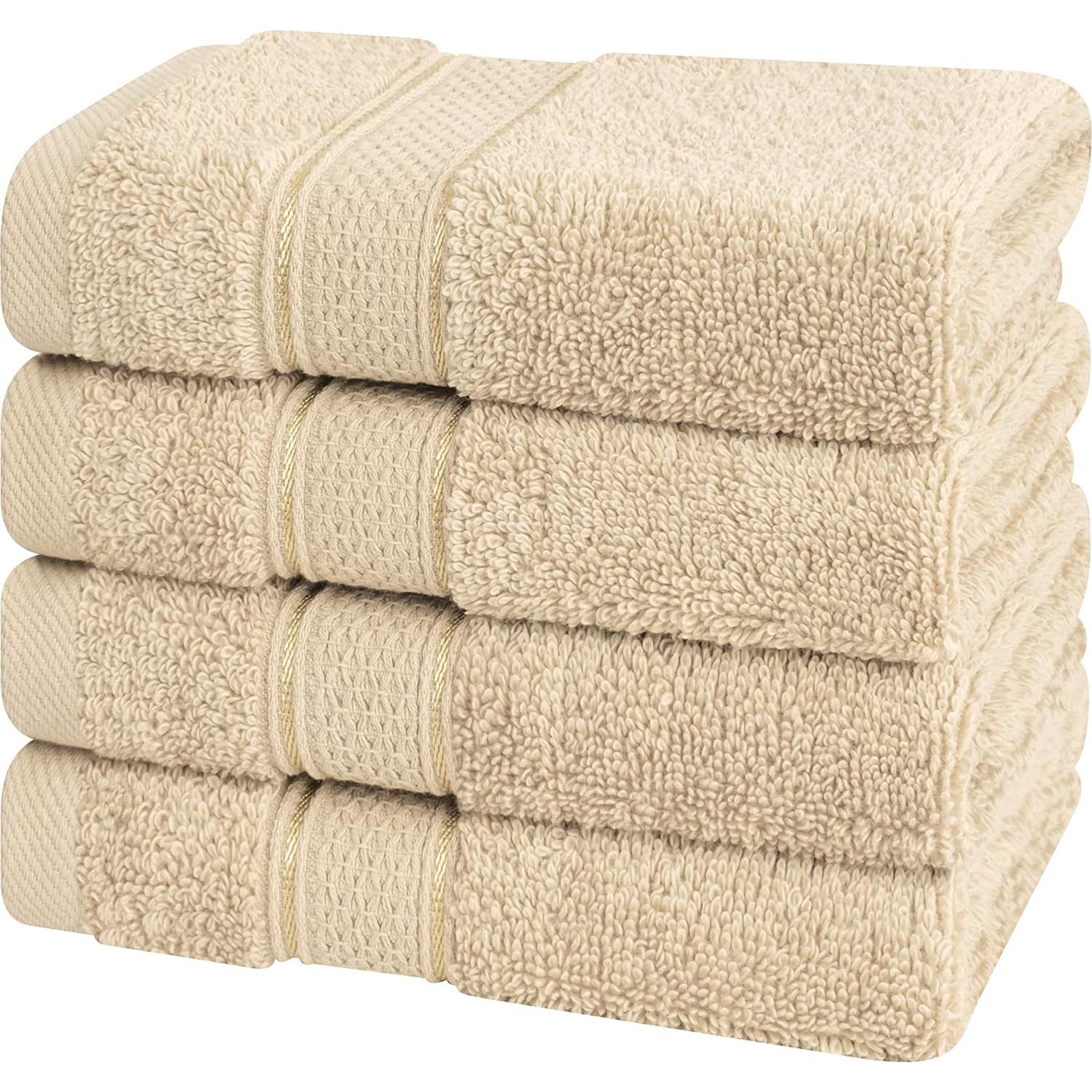 Conjunto de Toallas de Mano American Soft Linen 4 Piezas 600 GSM