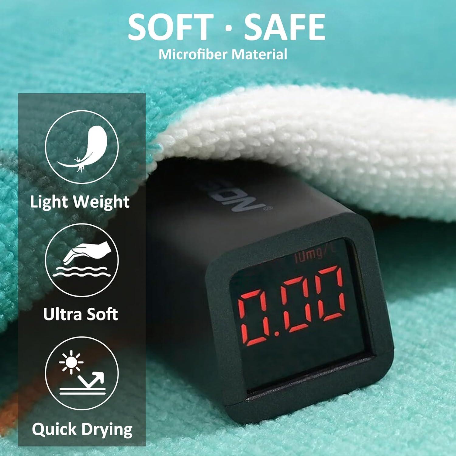 Toalla de Playa con Capucha Growell Verde Caimán 61x61 cm