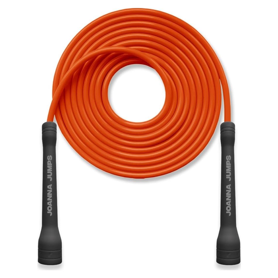Cuerda de Salto Ajustable Joanna Jumps PVC 3.05m Naranja/Negro