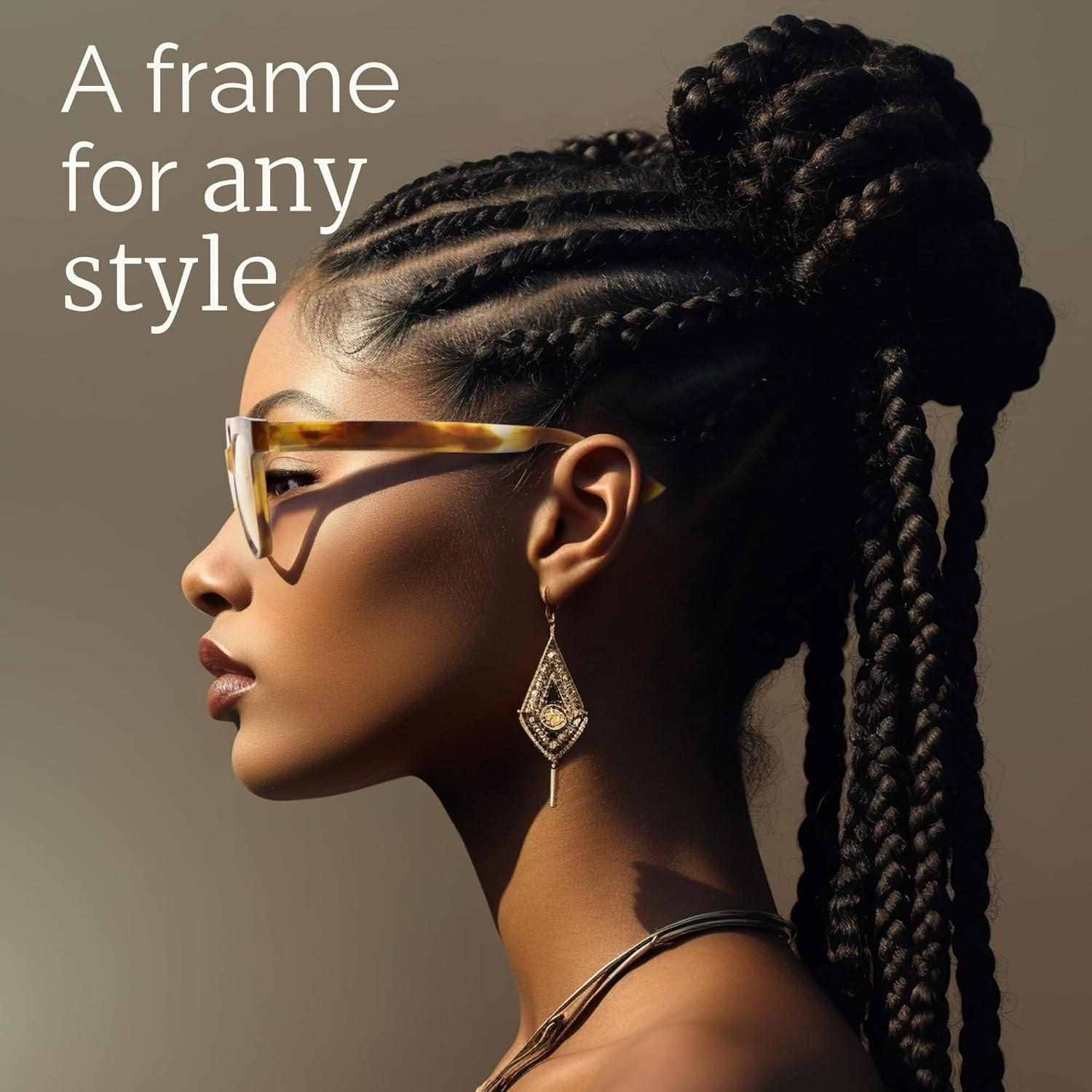 Gafas de Luz Azul Miyya para Mujeres - Chunky Oversized UV400