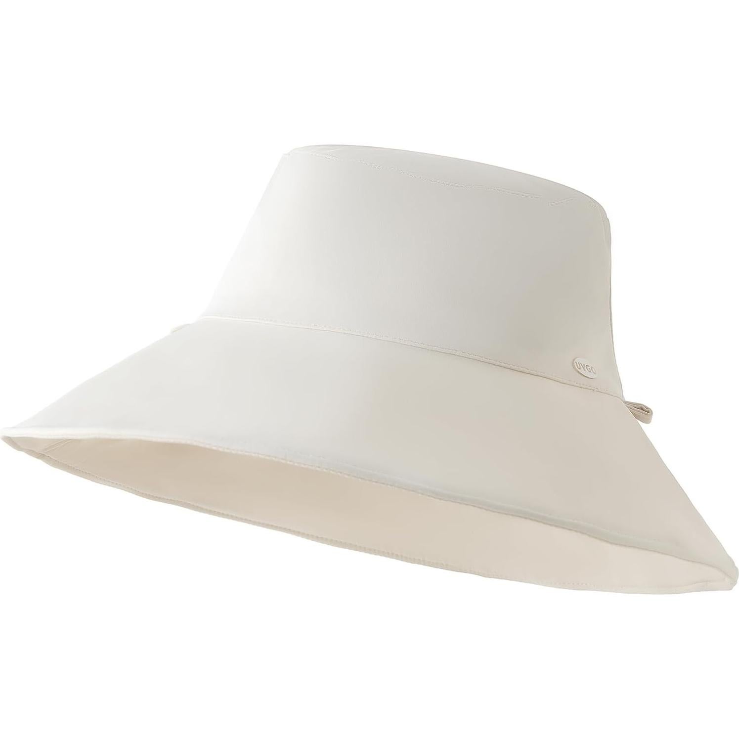 Sombrero de Cubo Plegable para Mujeres Beige - Secado Rápido