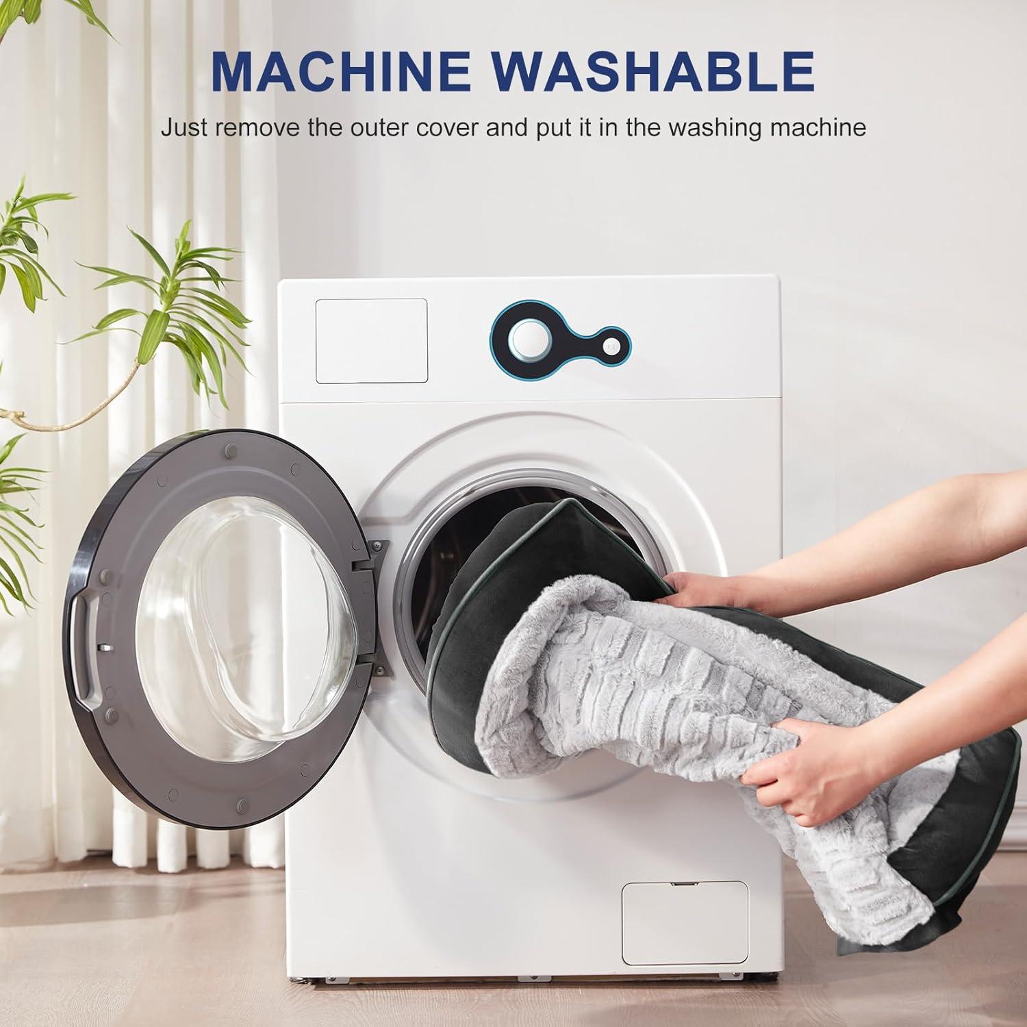 Cama Ortopédica para Perros FURTIME 71x58cm Negra Lavable