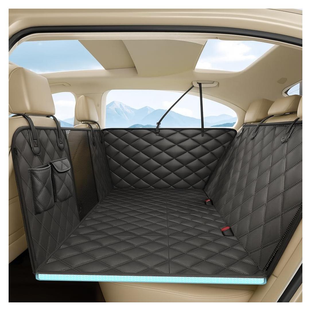 Funda de Asiento para Perros Fidozen SC9V1 Negra Impermeable