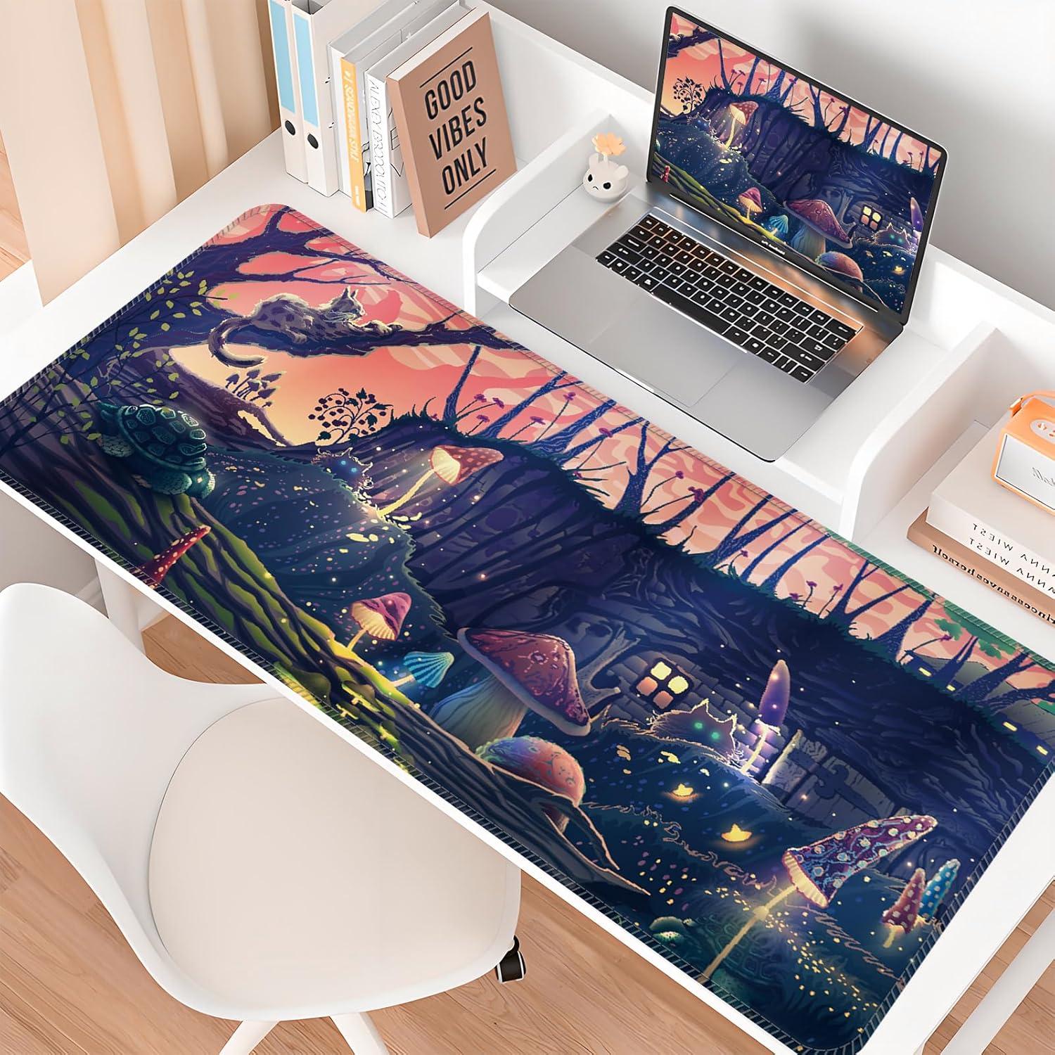 Alfombrilla de Ratón Grande NEZGUEE Parque Animal 800x300mm