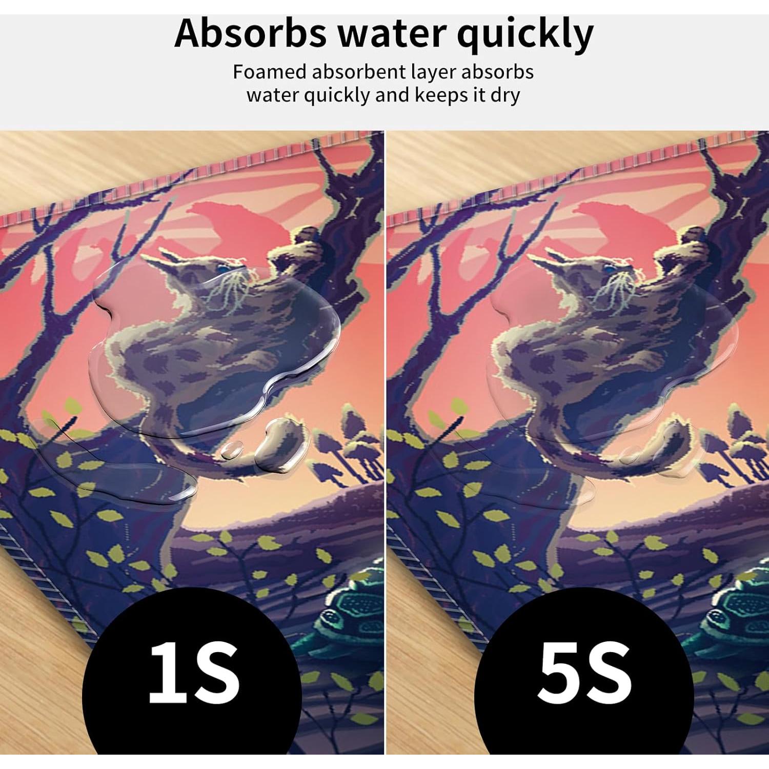 Alfombrilla de Ratón Grande NEZGUEE Parque Animal 800x300mm