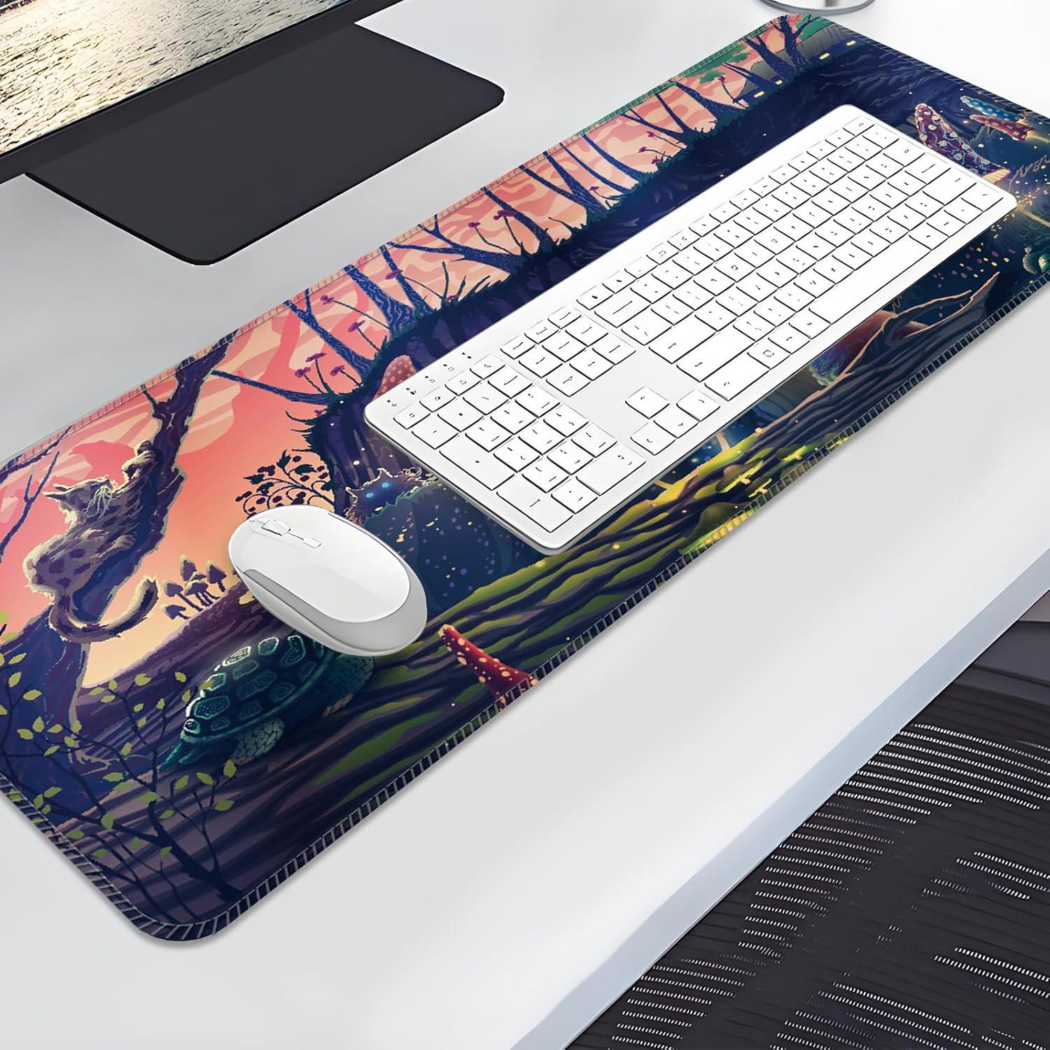 Alfombrilla de Ratón Grande NEZGUEE Parque Animal 800x300mm