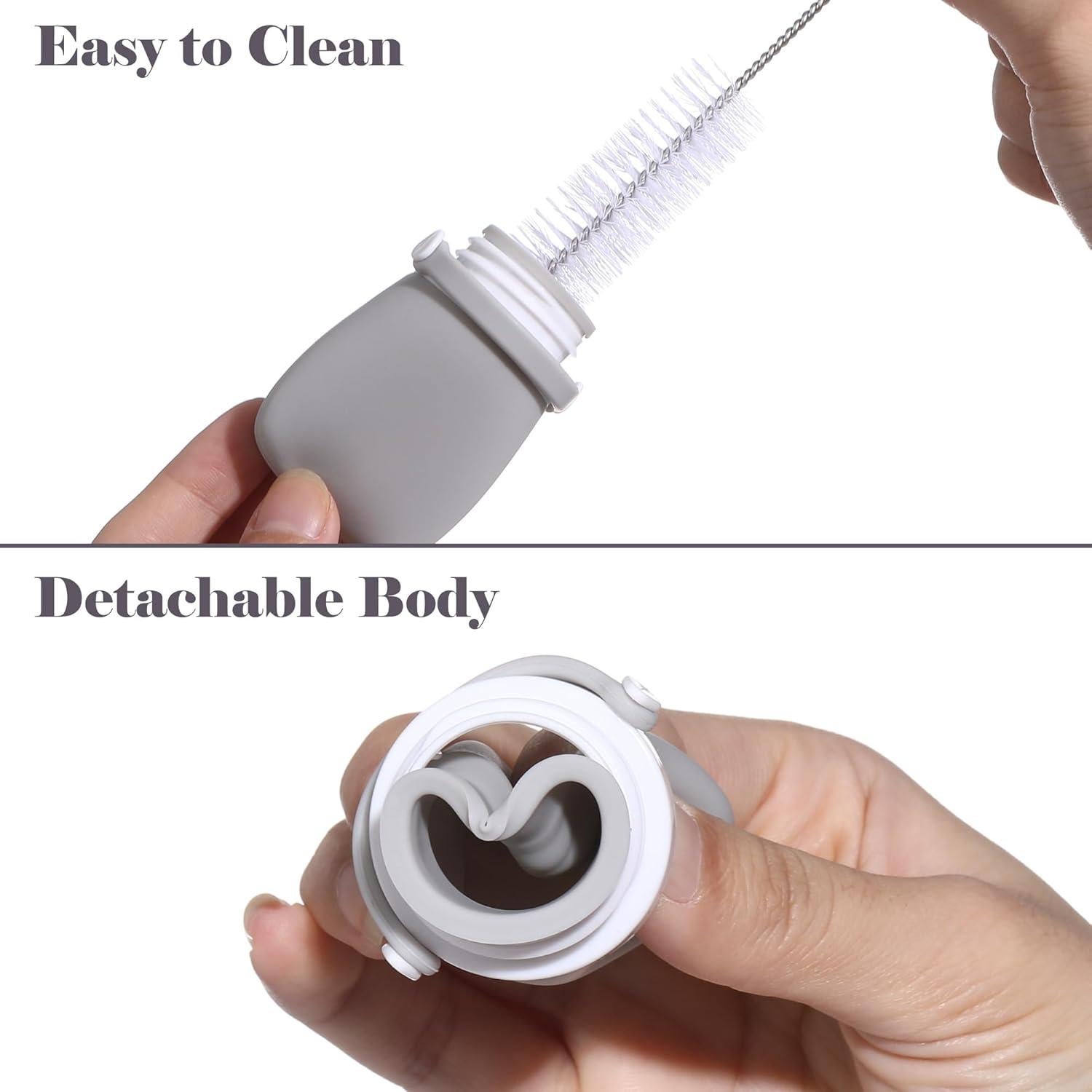 Botellas de Silicona de Viaje RONRONS 38ml A Prueba de Fugas