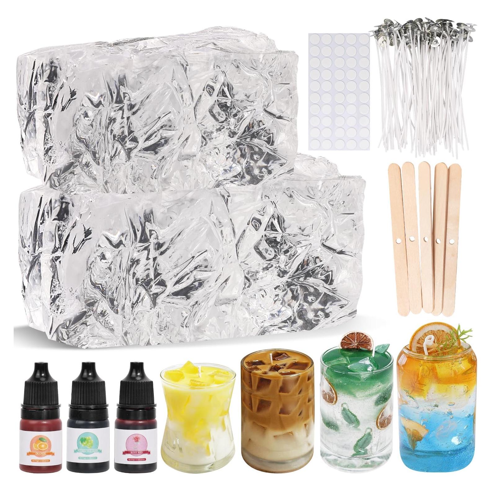 Cera de Gel para Velas Blingfun 3.3LB Clara y Transparente