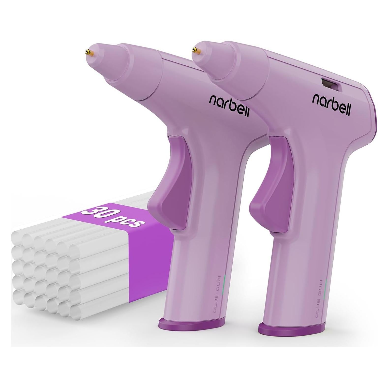 Pistola de Pegamento Caliente Inalámbrica Narbell Mini Rosa