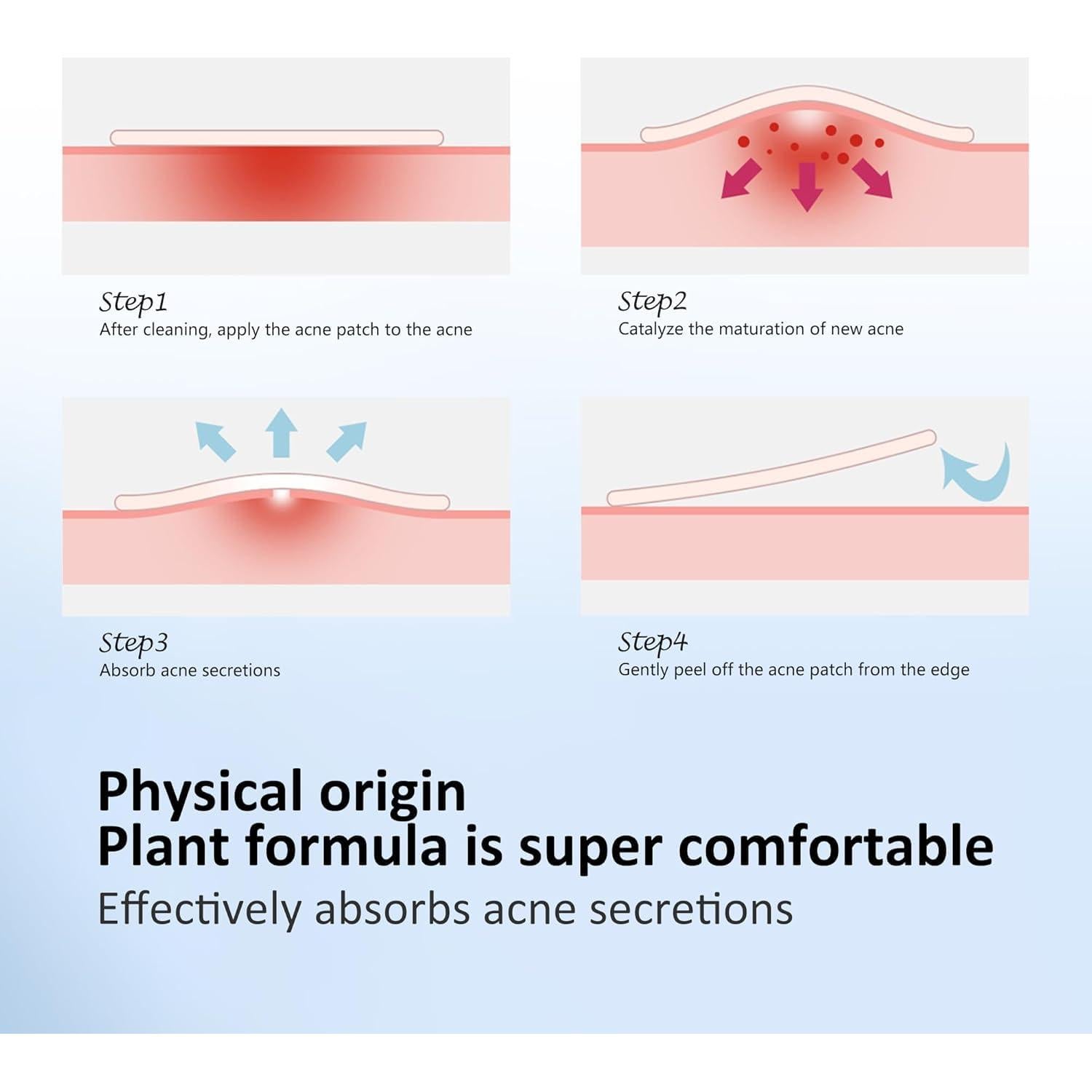 Parche Estrella para Espinillas MAXKYLUX - 4 Tamaños Hidrocoloide