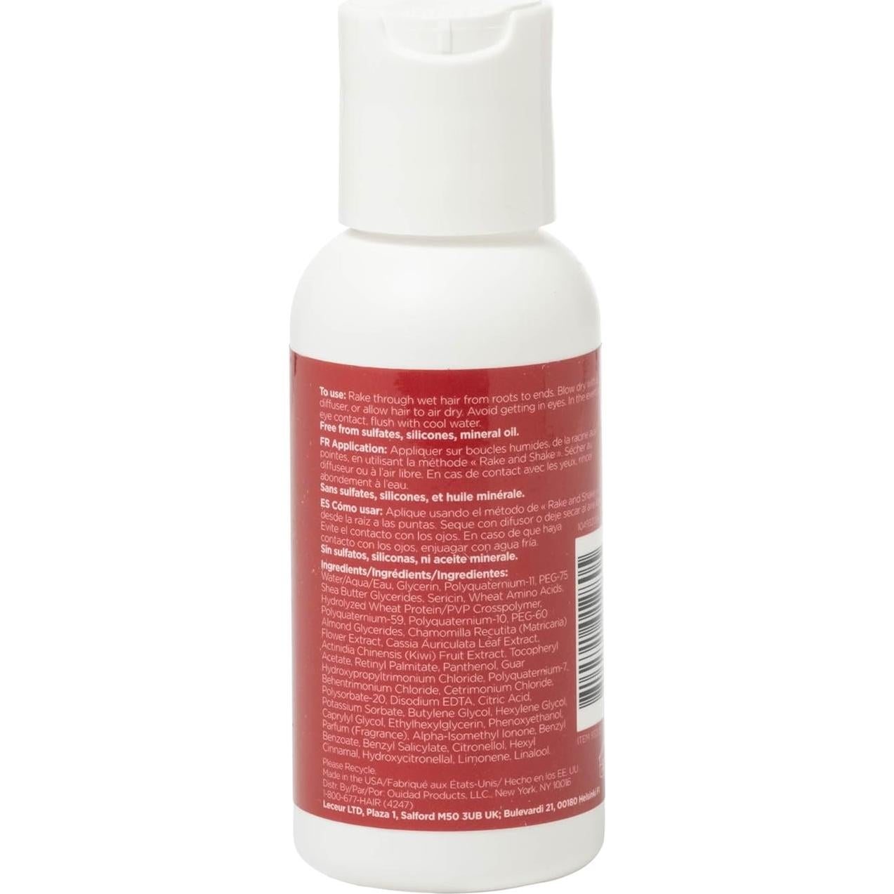 Gel de Sostenimiento Fuerte Ouidad 74.4 ml Anti-Frizz